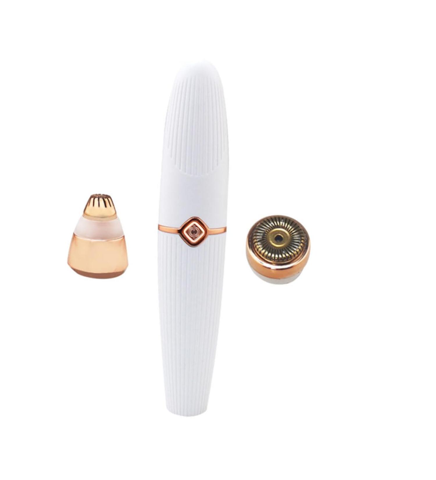 LOLIPPYY Multi Function USB Hair Removal Machine for Women Lightweight Painless Trimmer with Interchangeable Eyebrow Head Suitable for Face Underarms White - Buy Online on GoSupps.com