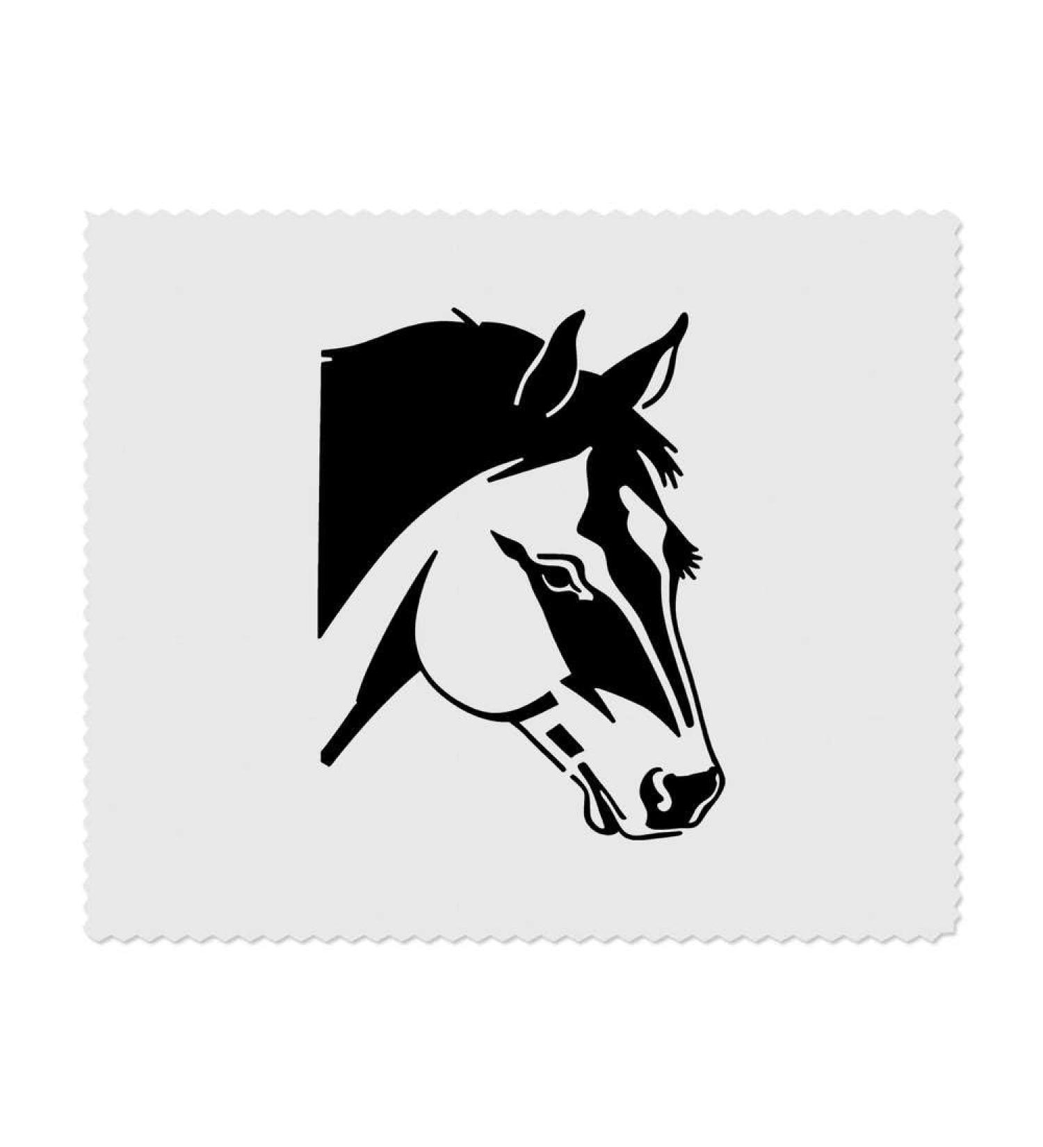 Buy 2 Microfiber Cleaning Cloths - Horse Face Design (LC00025137) | Eco-Friendly & Durable | Fast International Shipping - Buy Online on GoSupps.com