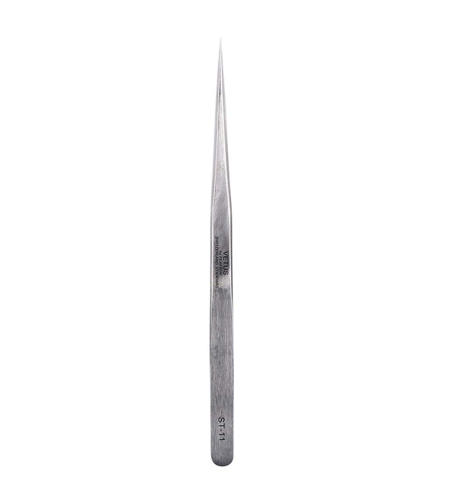 Buy ST-11 Straight Head Tweezers for Nail Art & Eyelash Extensions - Pink Antistatic Perfect for Home Use & Gifts - International Shipping Available - Buy Online on GoSupps.com