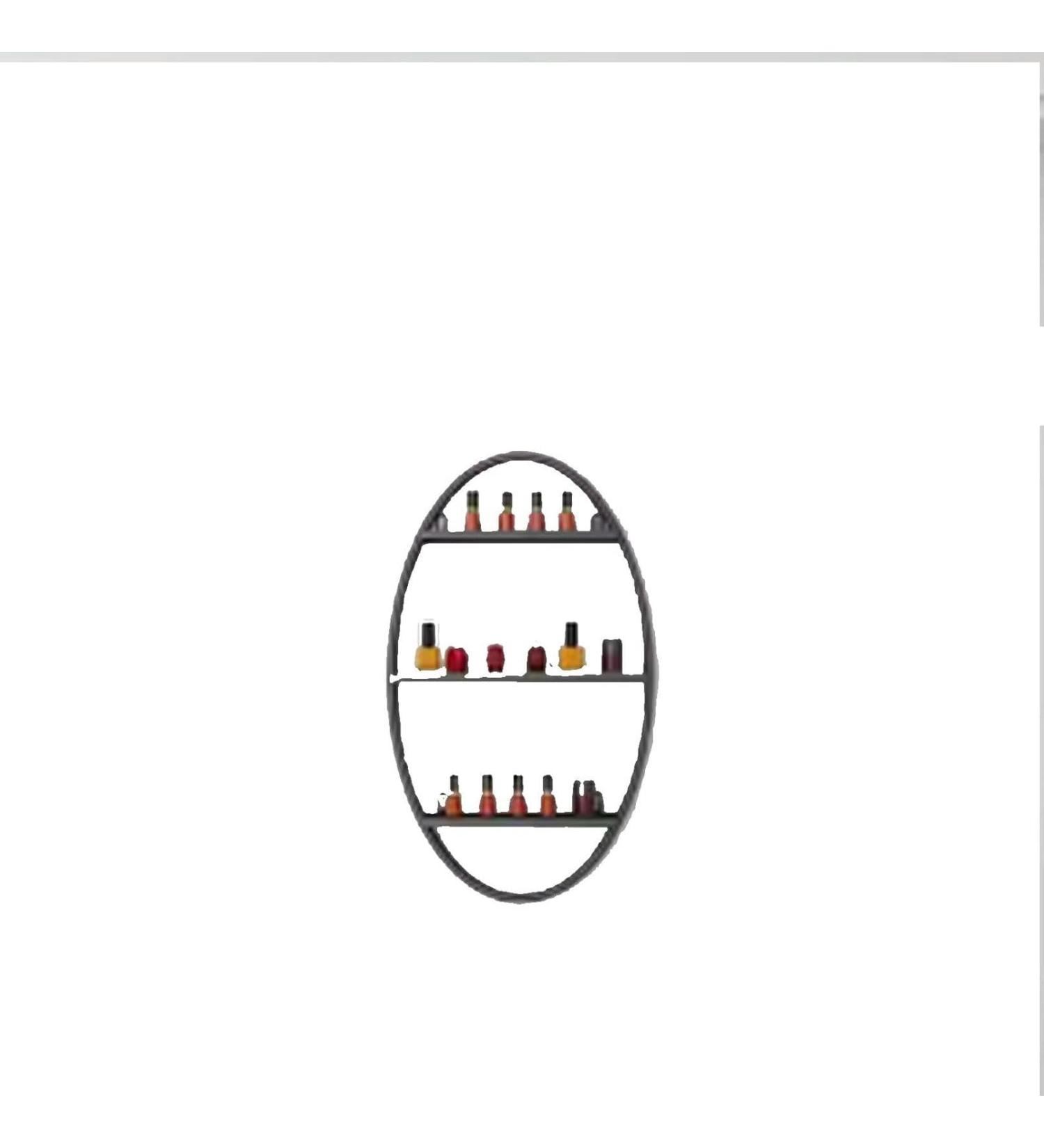 Pr sentoir Mural en m tal pour Vernis Ongles tag re combin e pour Salon de manucure (Noir C) Noir C - Buy Online on GoSupps.com