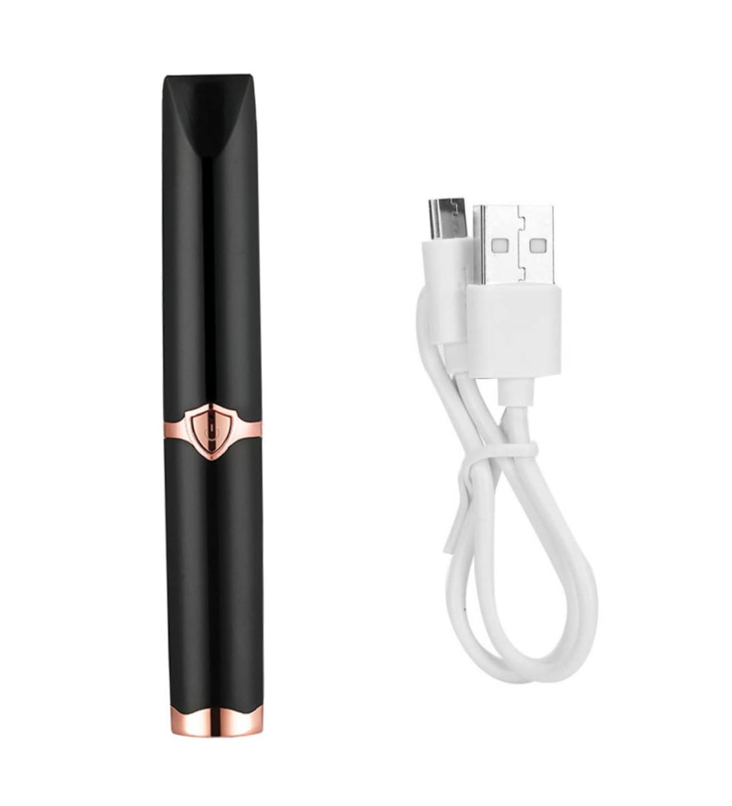 1 Pcs Electric Heated Eyelash Curler - Rechargeable & Long Lasting Lash Curler for Effortless Makeup in Black - Buy Online on GoSupps.com