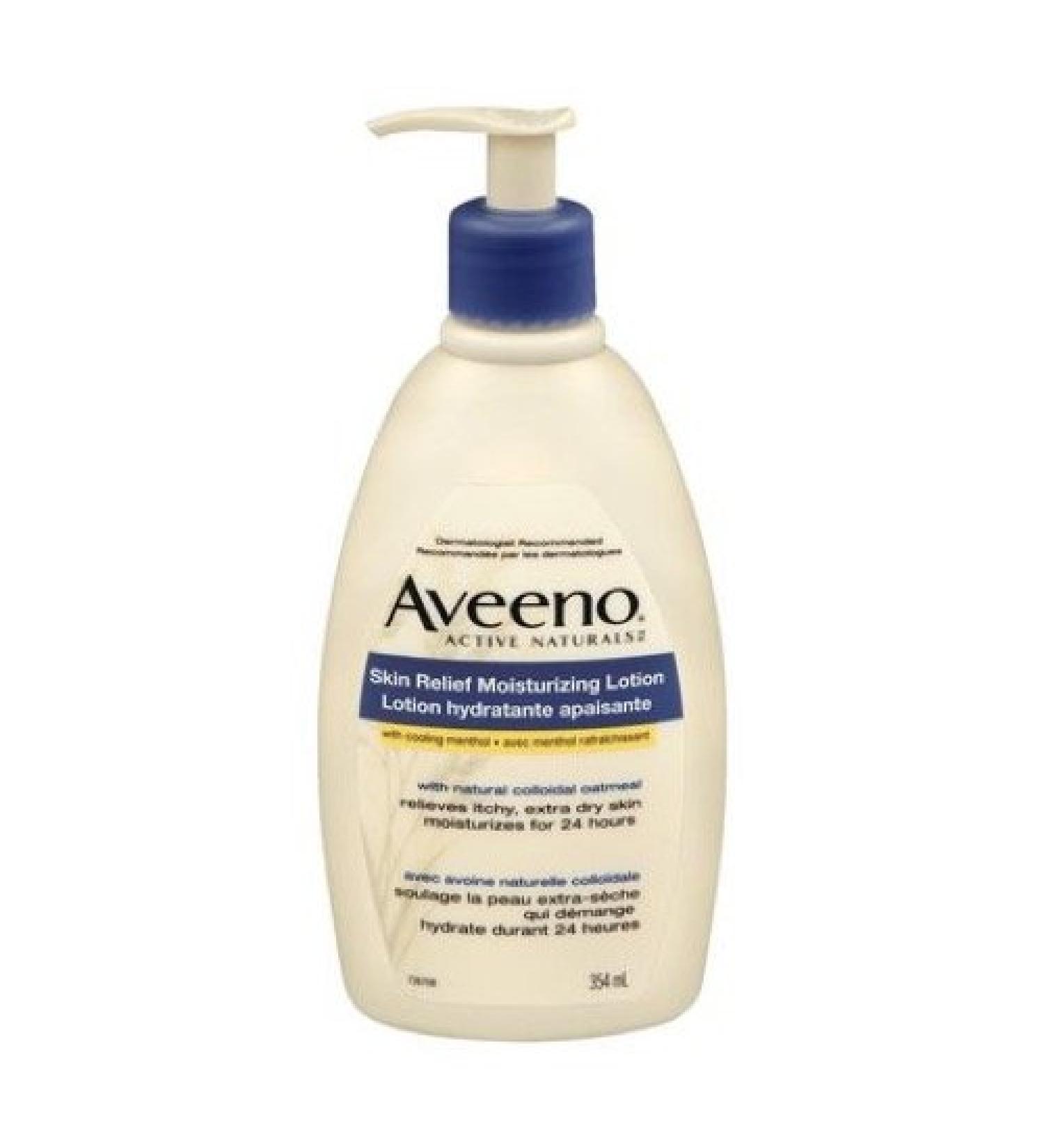 Aveeno Skin Relief Moisturizing Lotion 12oz - Soothes & Hydrates Dry Skin - Buy Online on GoSupps.com