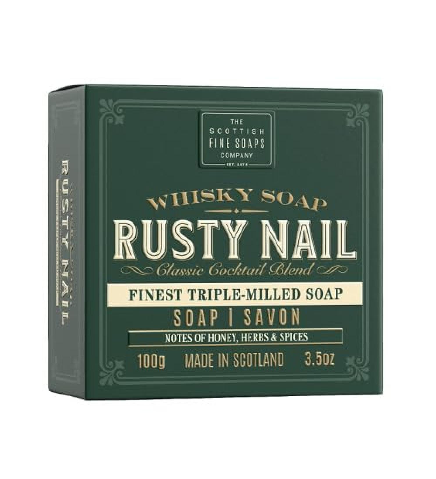 Scottish Fine Soaps Soap in a Carton - Whisky Rusty Nail 100g
