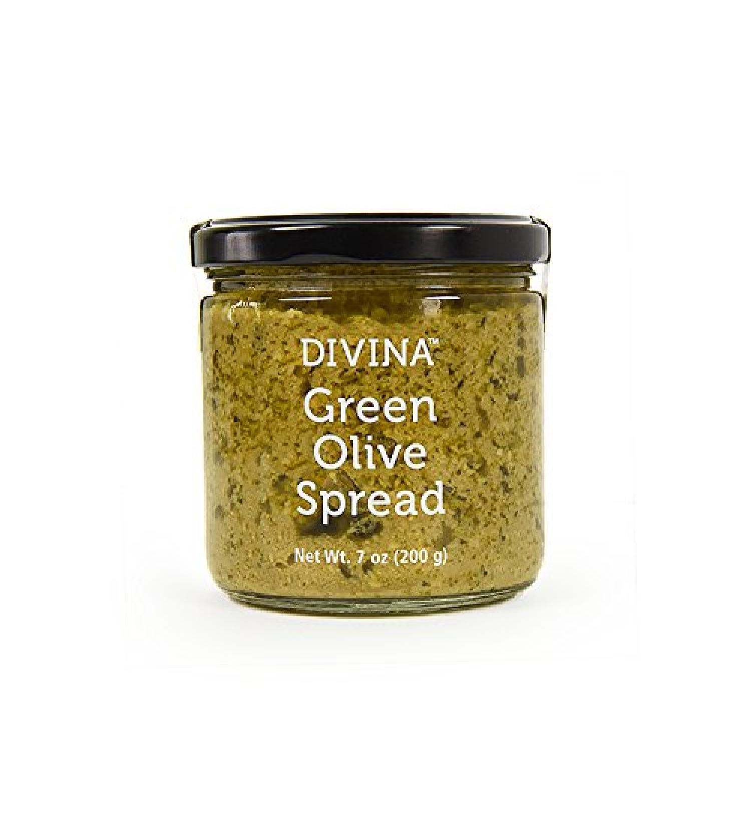 Divina Green Olive Spread, 7 Ounce