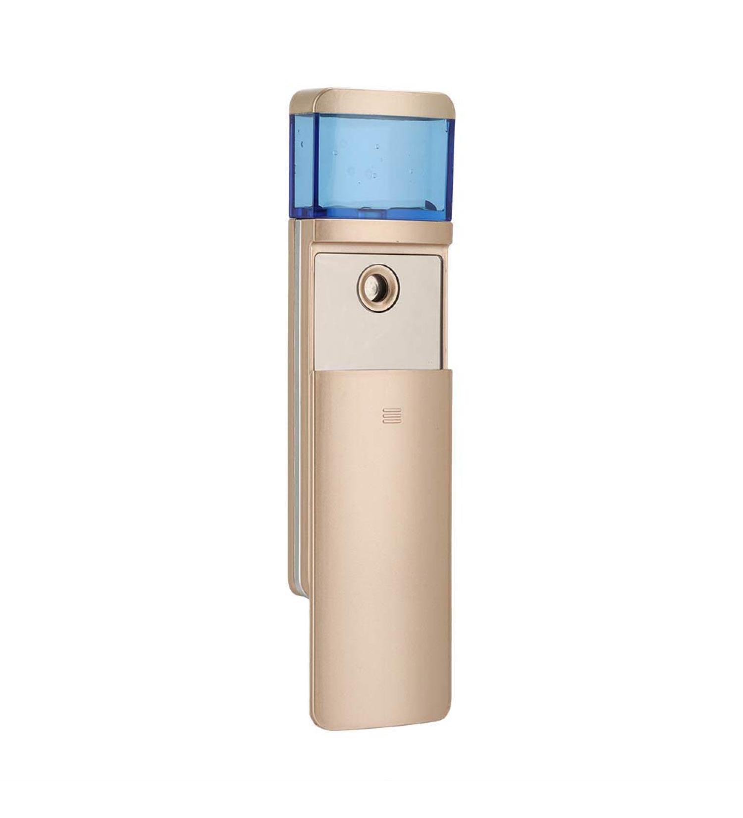 Portable Nano Face Moisturizing Mist Sprayer - Hydrating Facial Humidifier (Gold) - Buy Online on GoSupps.com