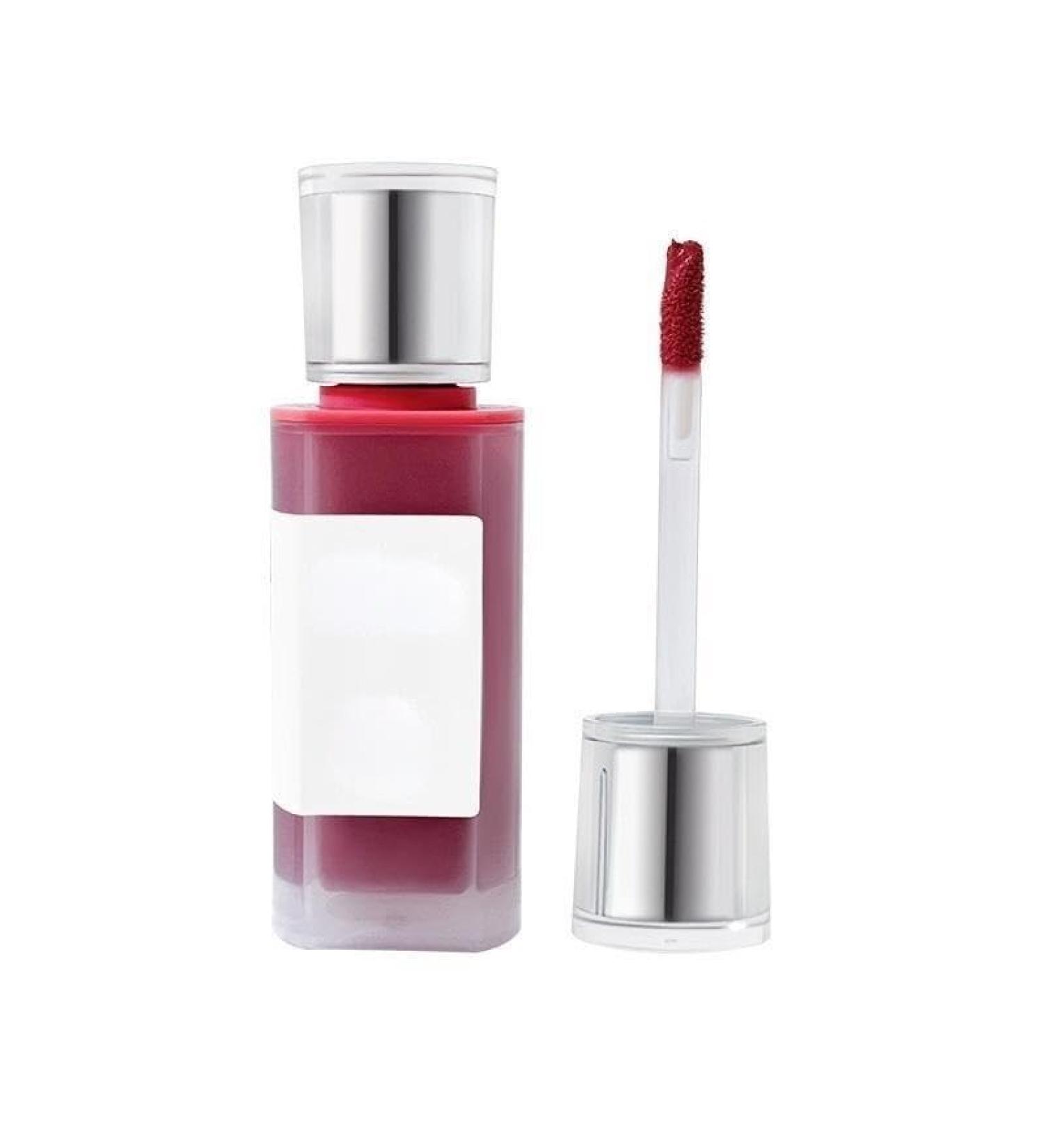 BADALO Velvet Mist Water Mist Lip Mud Soft Silky Matte Matte Vegan White NonStick Lip Gloss Lip Glaze Lipstick Color 6 dead wood brown tone