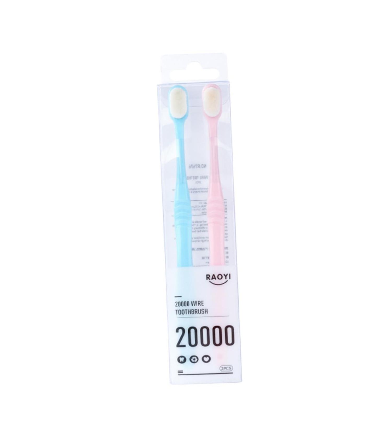 Seaesfoufu Portable Toothbrush for Travel | Medium Rubber Bristle & Nylon | Ideal for Couples & Pregnant Women | Gum Care - Buy Online on GoSupps.com