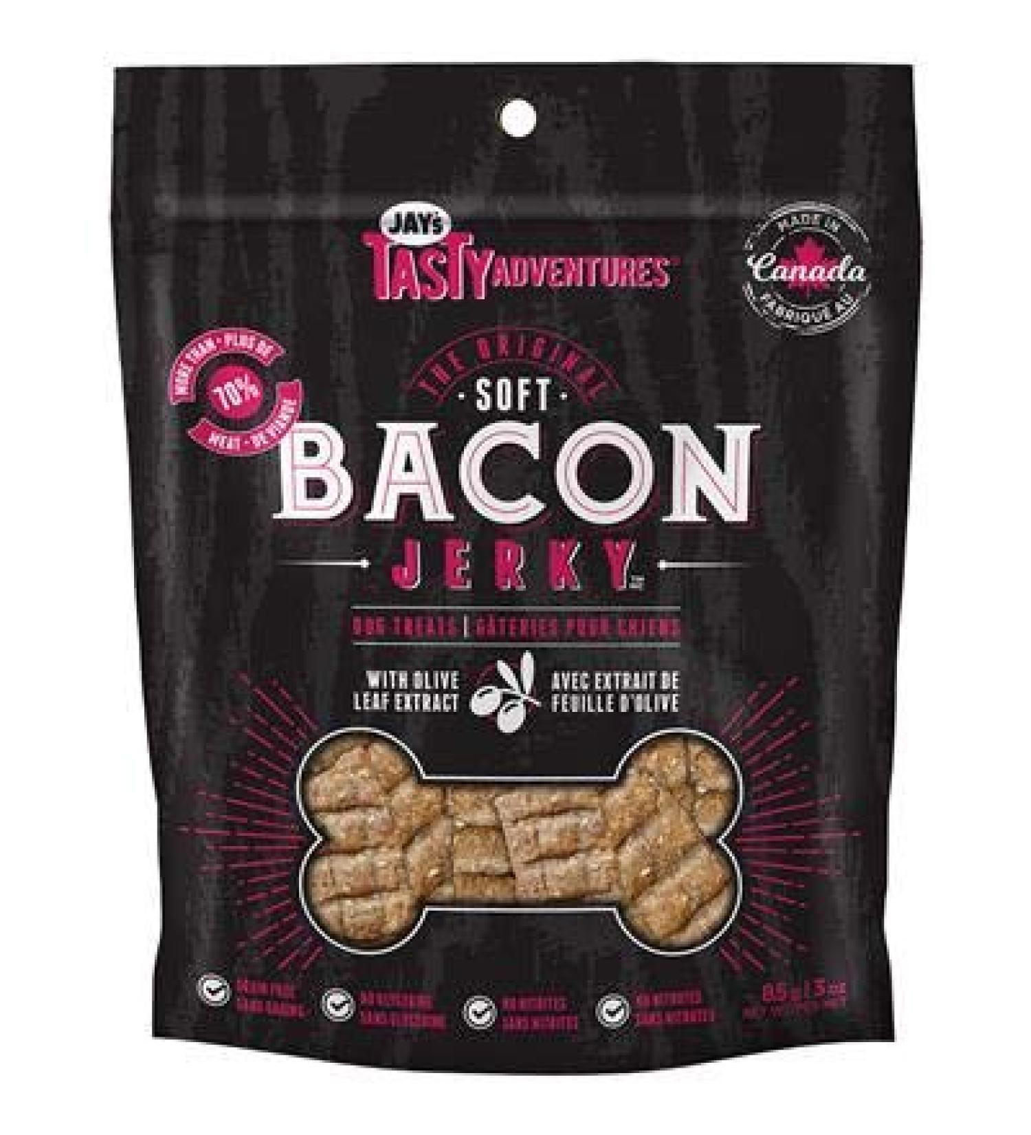 Jay's Tasty Adventures Soft Bacon Jerky 85gm