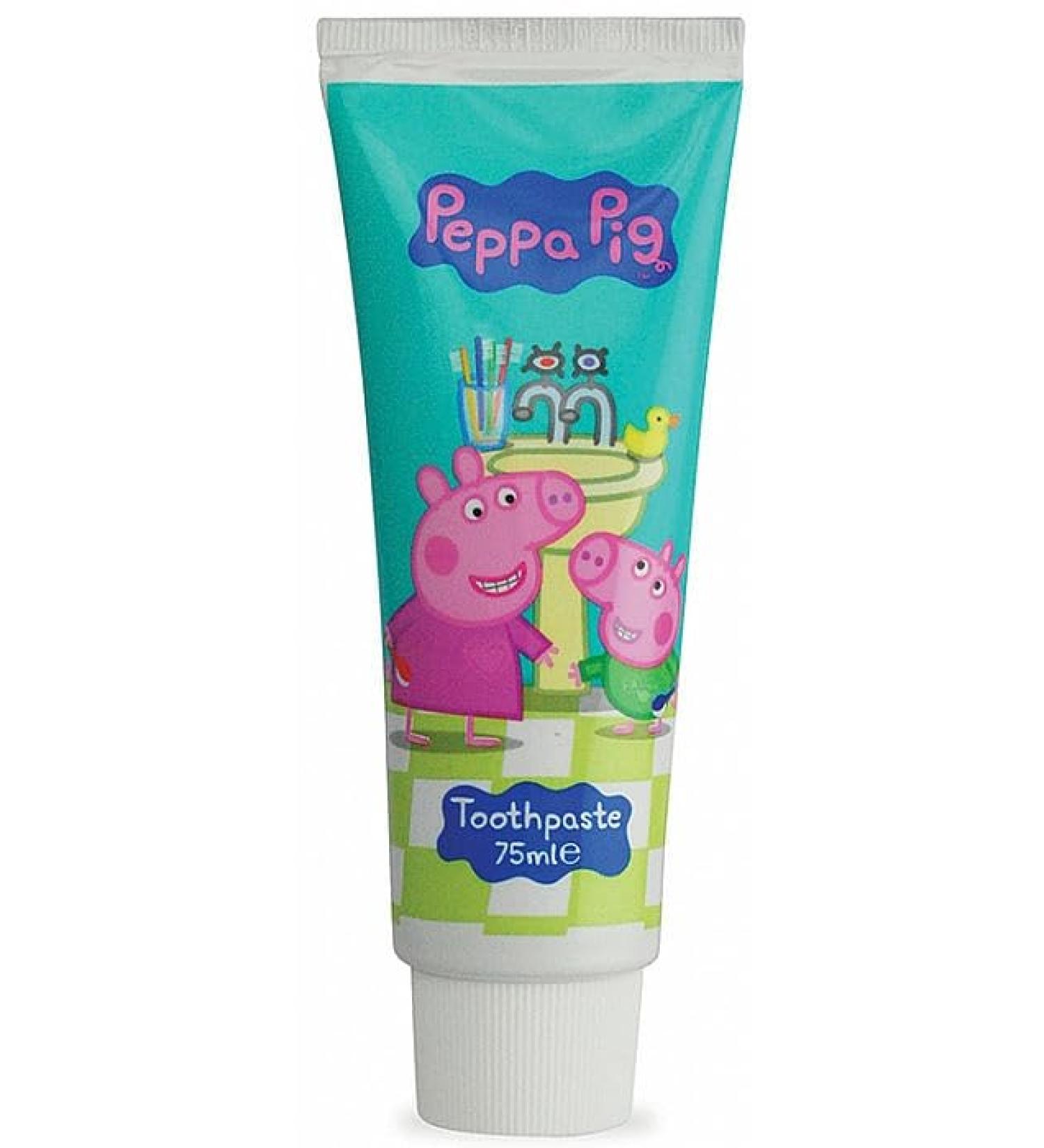 Naturaverde | Kids - Peppa Pig - Strawberry toothpaste for children toothpaste for children with a gentle formula Peppa Pig toothpaste 75 ml