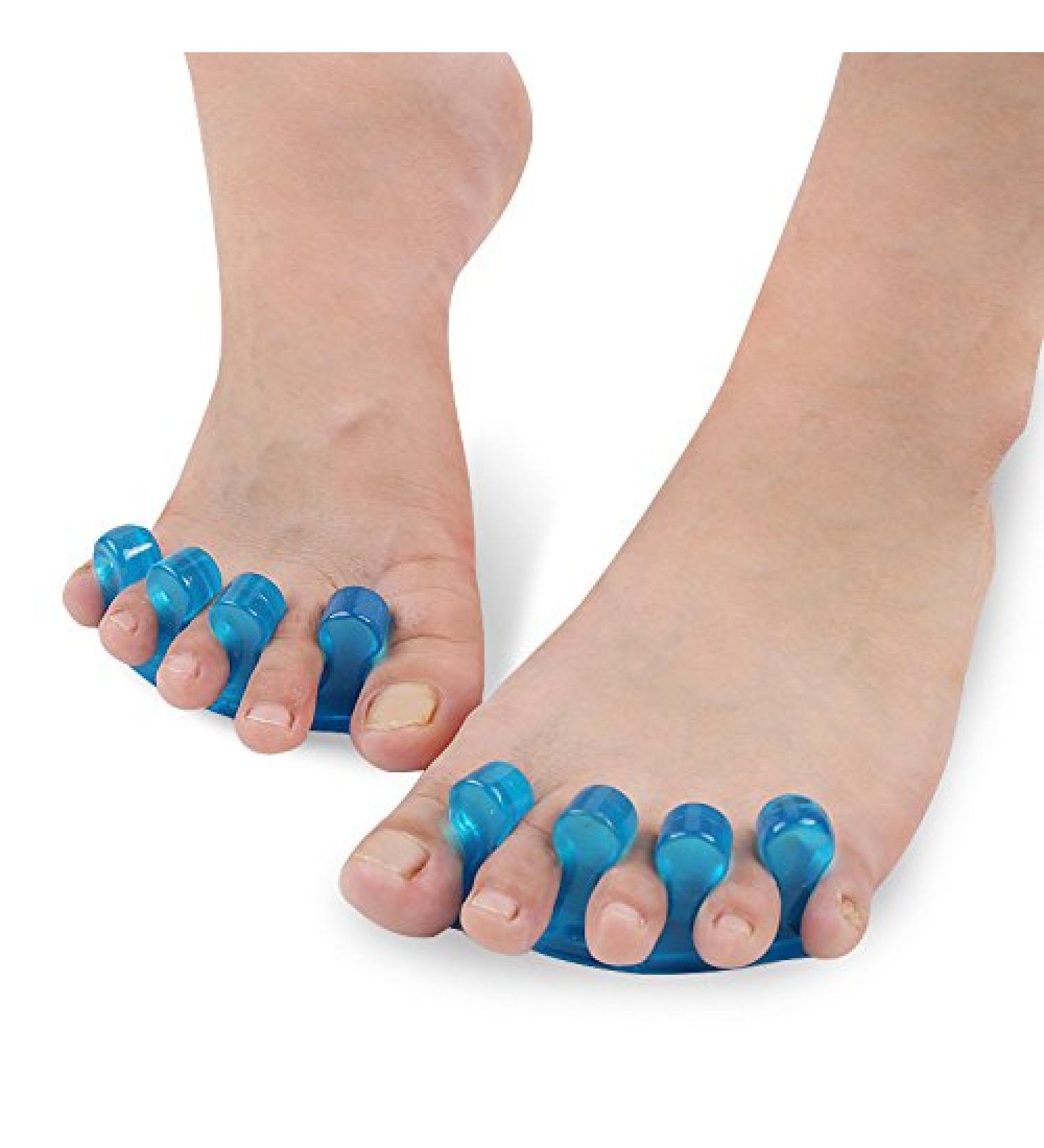 Medical-Grade Gel Toe Stretcher & Separator for Toe Straightening, Bunion Relief, and Foot Spa - Cushioned Design for Comfort and Relaxation - Buy Online on GoSupps.com