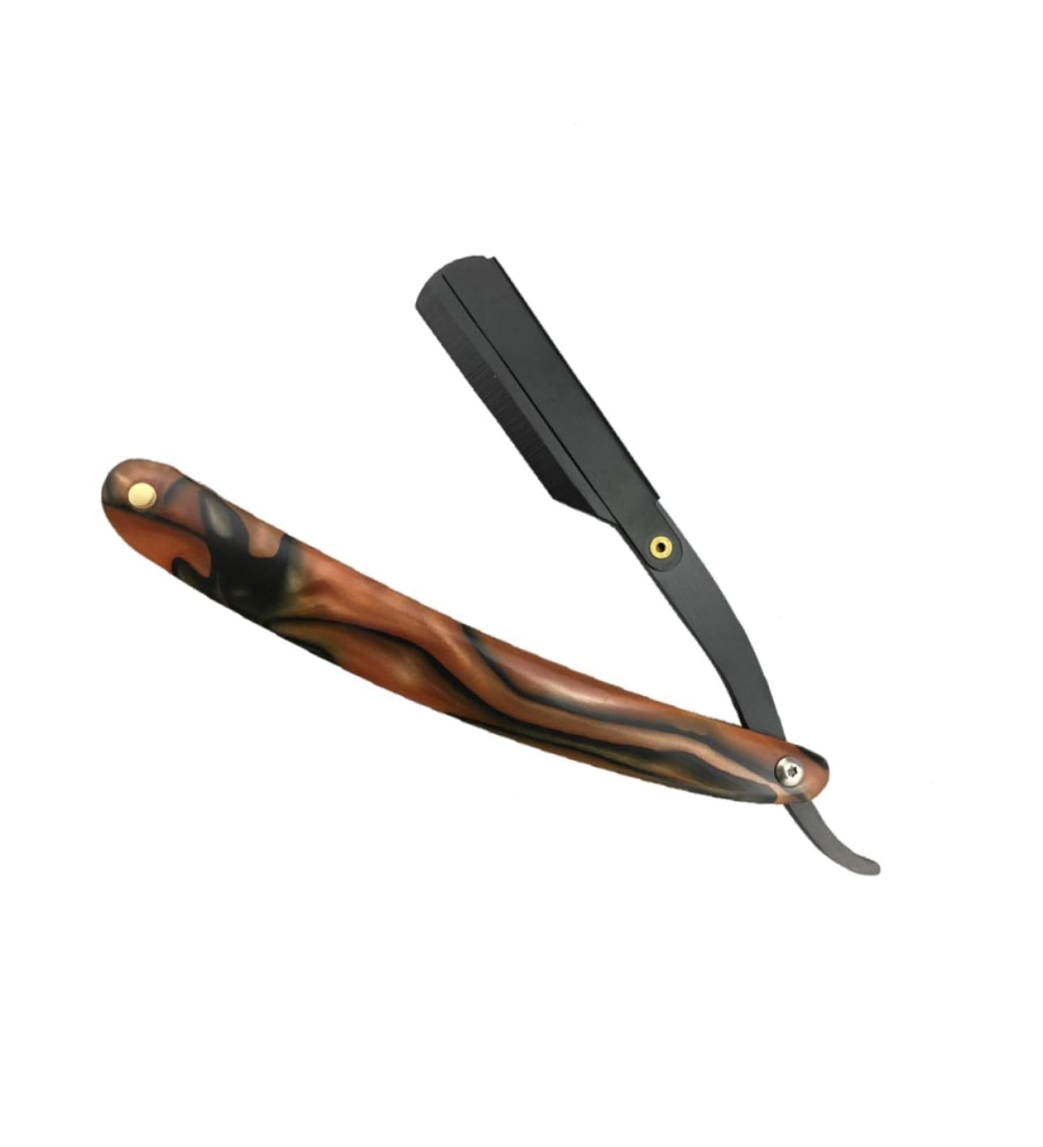 Beaupretty Metal Razor - Portable Black Blade Hand Razor for Men | Safe Manual Hair Removal Cutlery - Buy Online on GoSupps.com