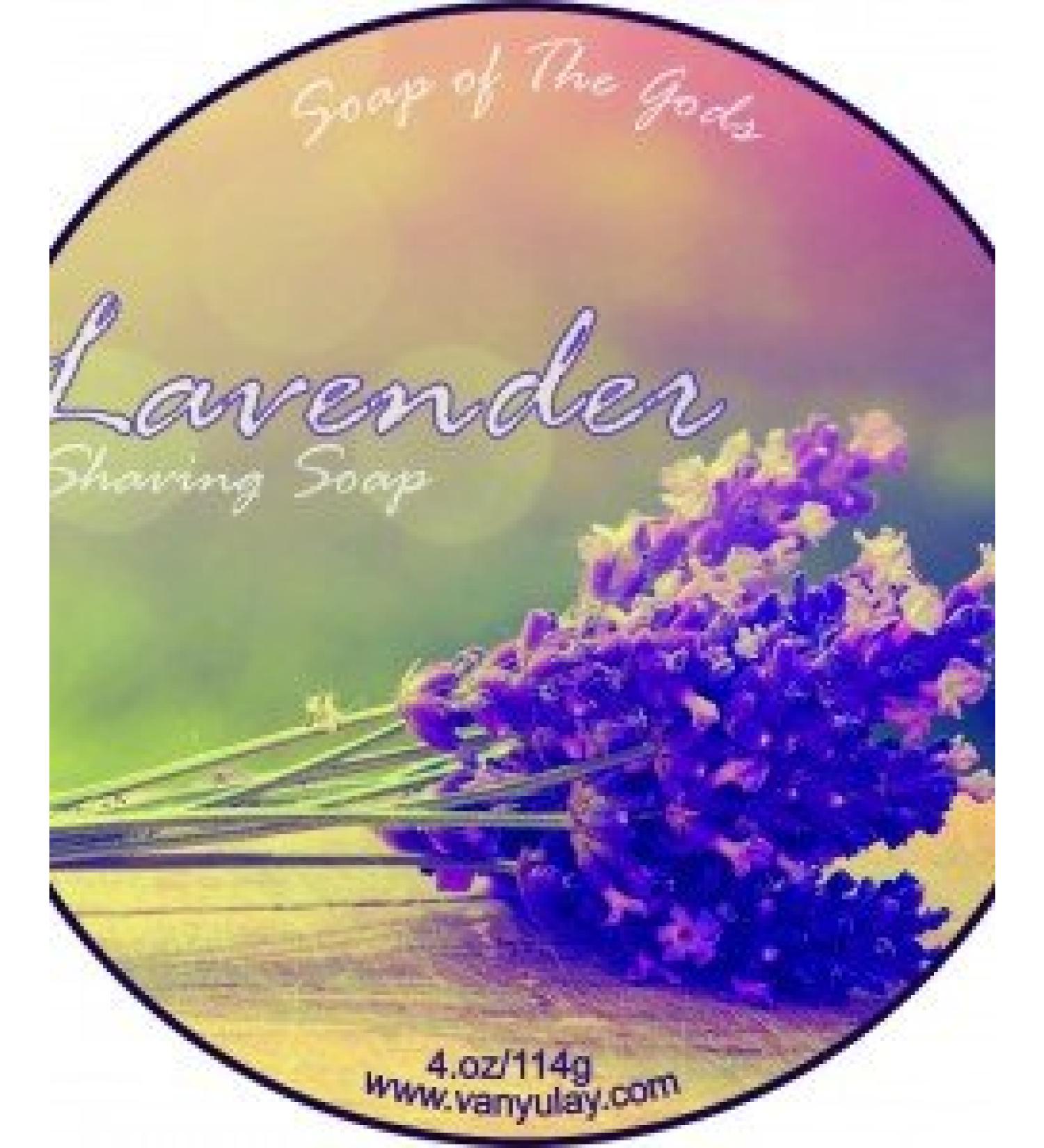 Shaving Soap of the Gods Lavender 4.oz