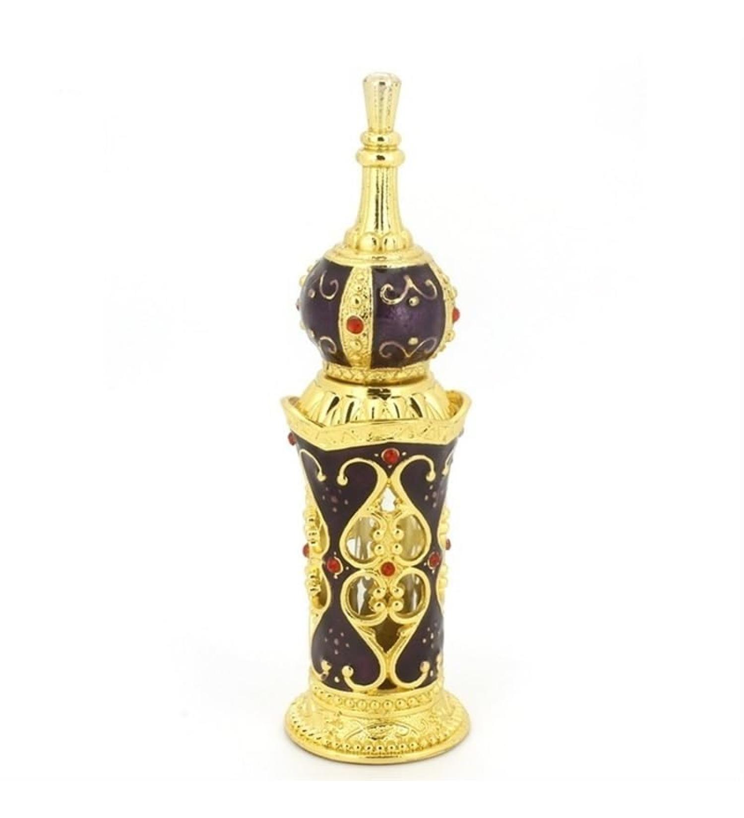 DFJOENVLDKHFE Vintage Patterned Glass Refillable Perfume Bottle Wedding Ladies Gifts (Size : Gold+Purple Color : 12ml) Gold+Purple 12ml - Buy Online on GoSupps.com