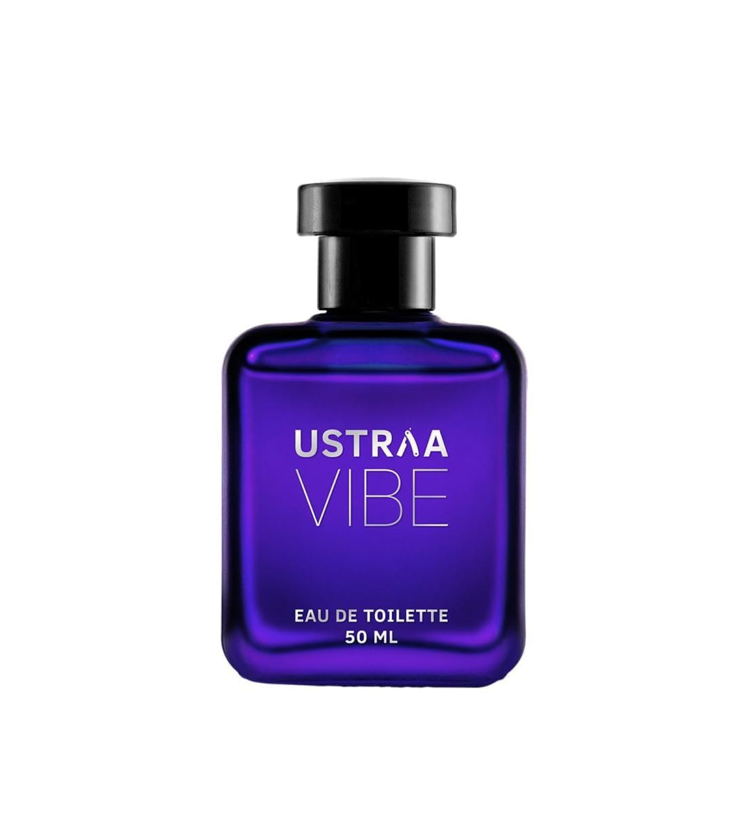 Ust.raa Vib.e ED.T Perfume For Men - 50ml | Long-Lasting Masculine Fragrance | Intense Woody Citrusy Notes with Sweet Fragrance | Suitable for all Occasions - Buy Online on GoSupps.com
