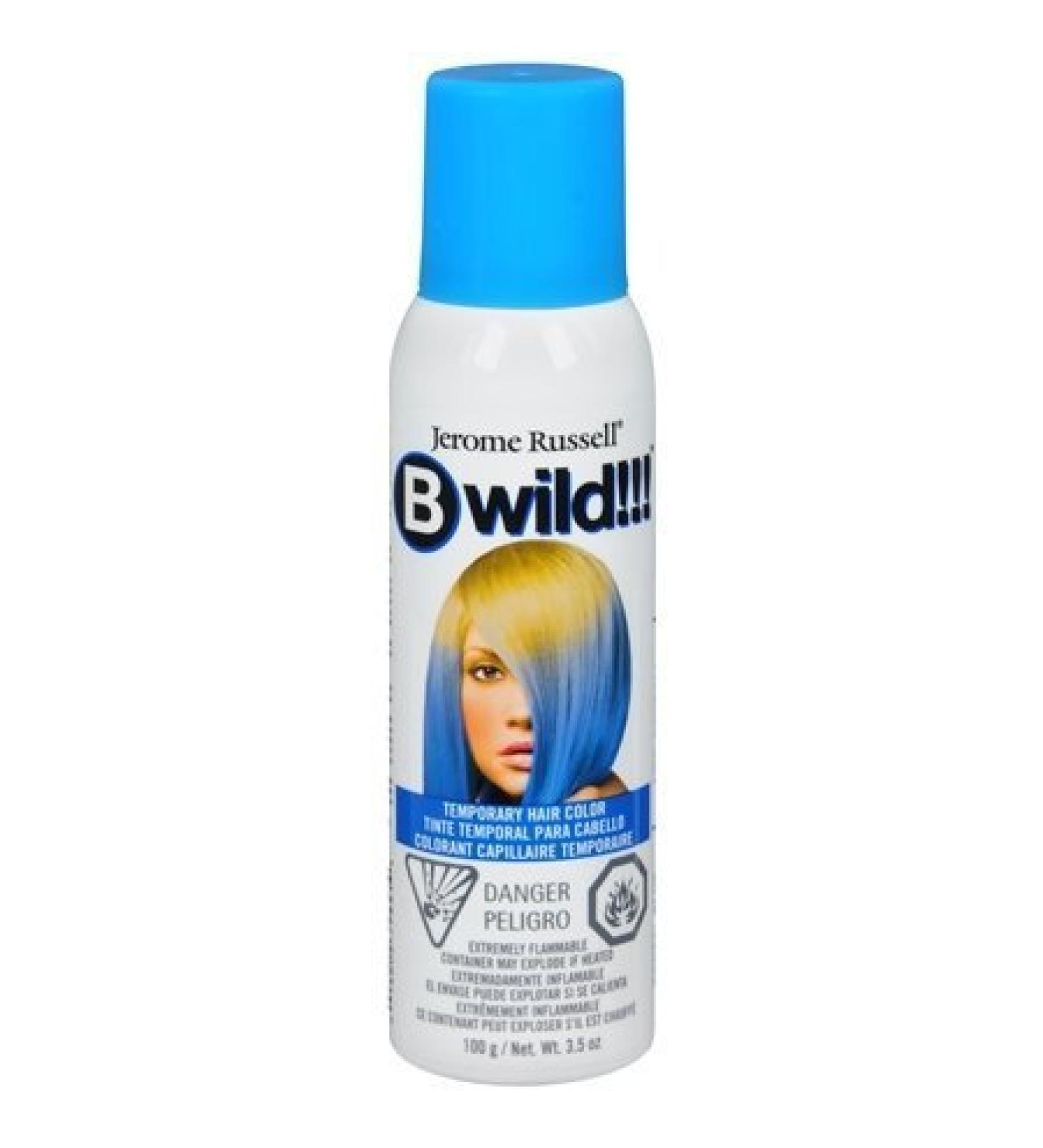 Jerome Russell B Wild Temp'ry Hair Color Spray - Blue 3.5oz
