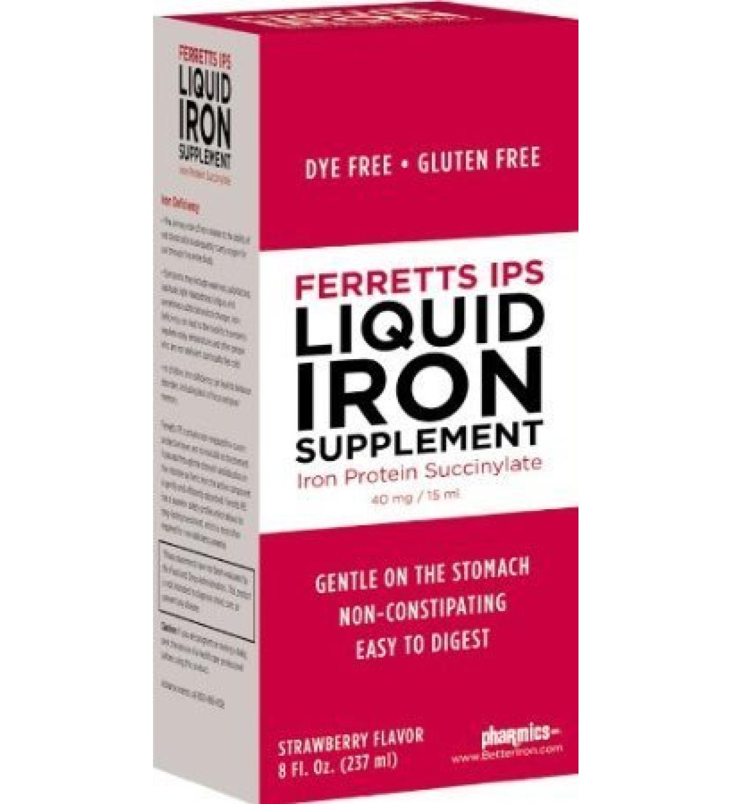 Ferretts IPS Liquid Iron Supplement (Pack of 12)