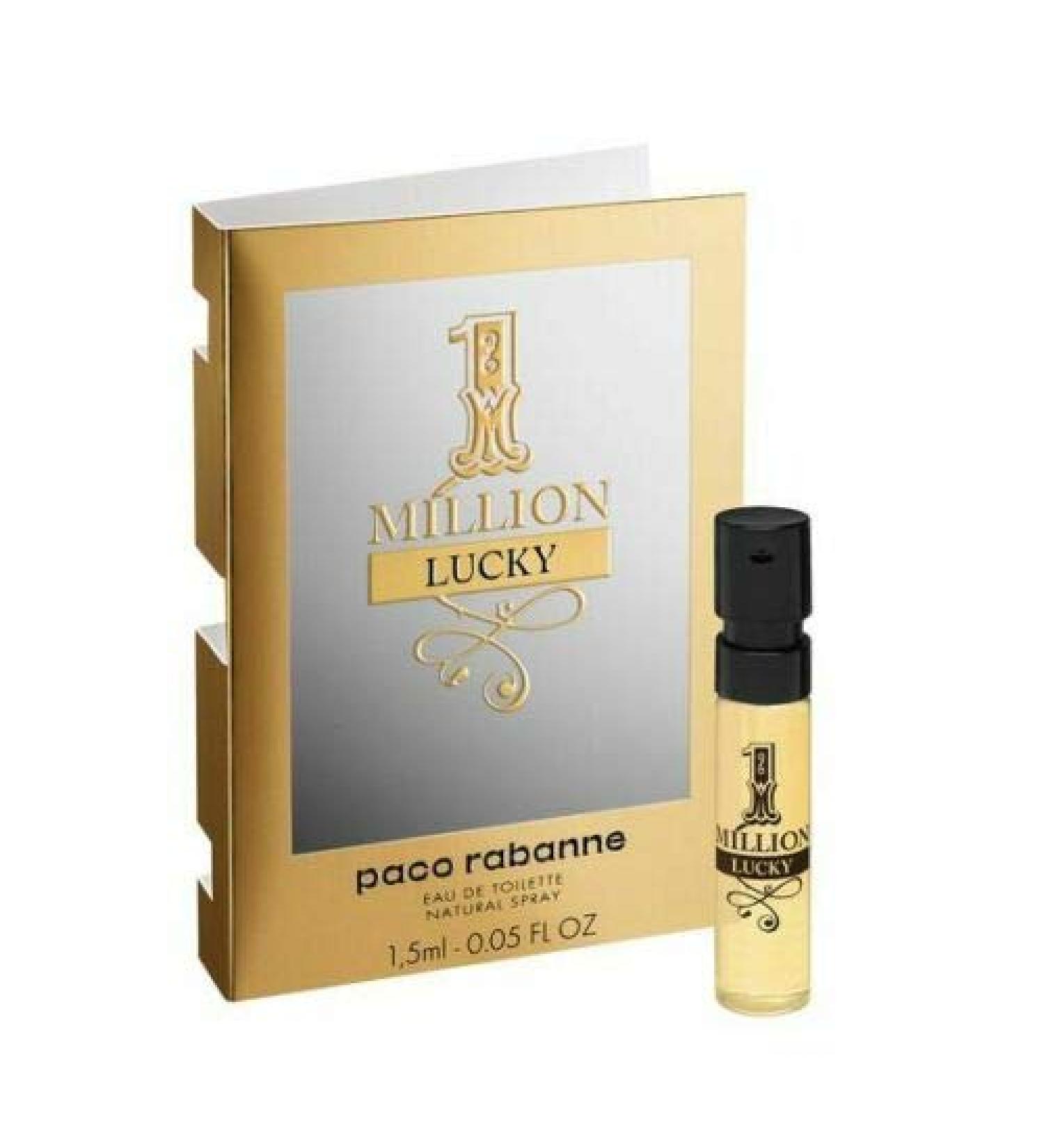 1 Million Lucky by Paco Rabanne Eau de Toilette Sample Spray 1.5 ml/0.05 oz