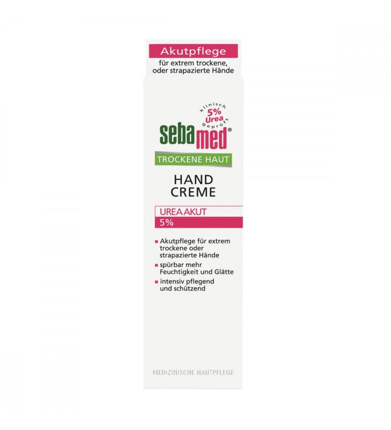 Sebamed Dry Skin 5% Urea Acute Hand Cream 75ml - Hydrating Relief for Dry Hands | Shop Internationally - Buy Online on GoSupps.com