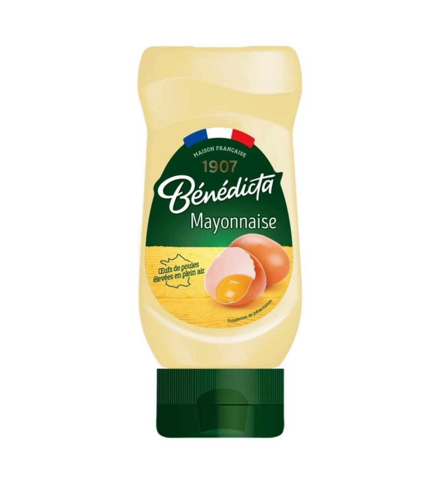 Benedicta Natural Mayonnaise Soft Bottles 235 g Pack of 4 - Buy Online on GoSupps.com