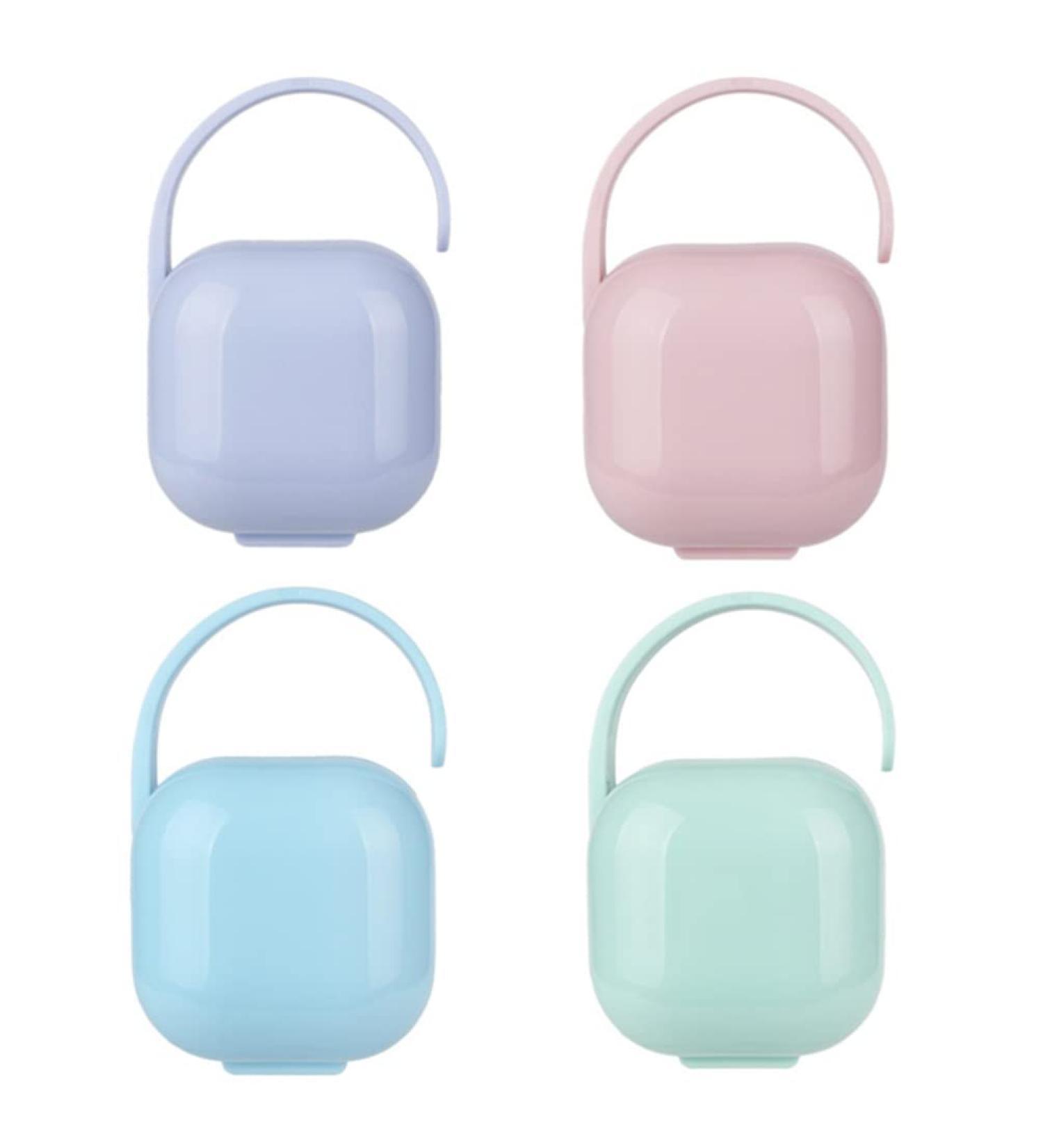 Zerodeko 4 Series Pacifier Storage Box - Durable Plastic Pacifier Holder & Travel Case for Infants - Ideal Schnuller Container - Buy Online on GoSupps.com