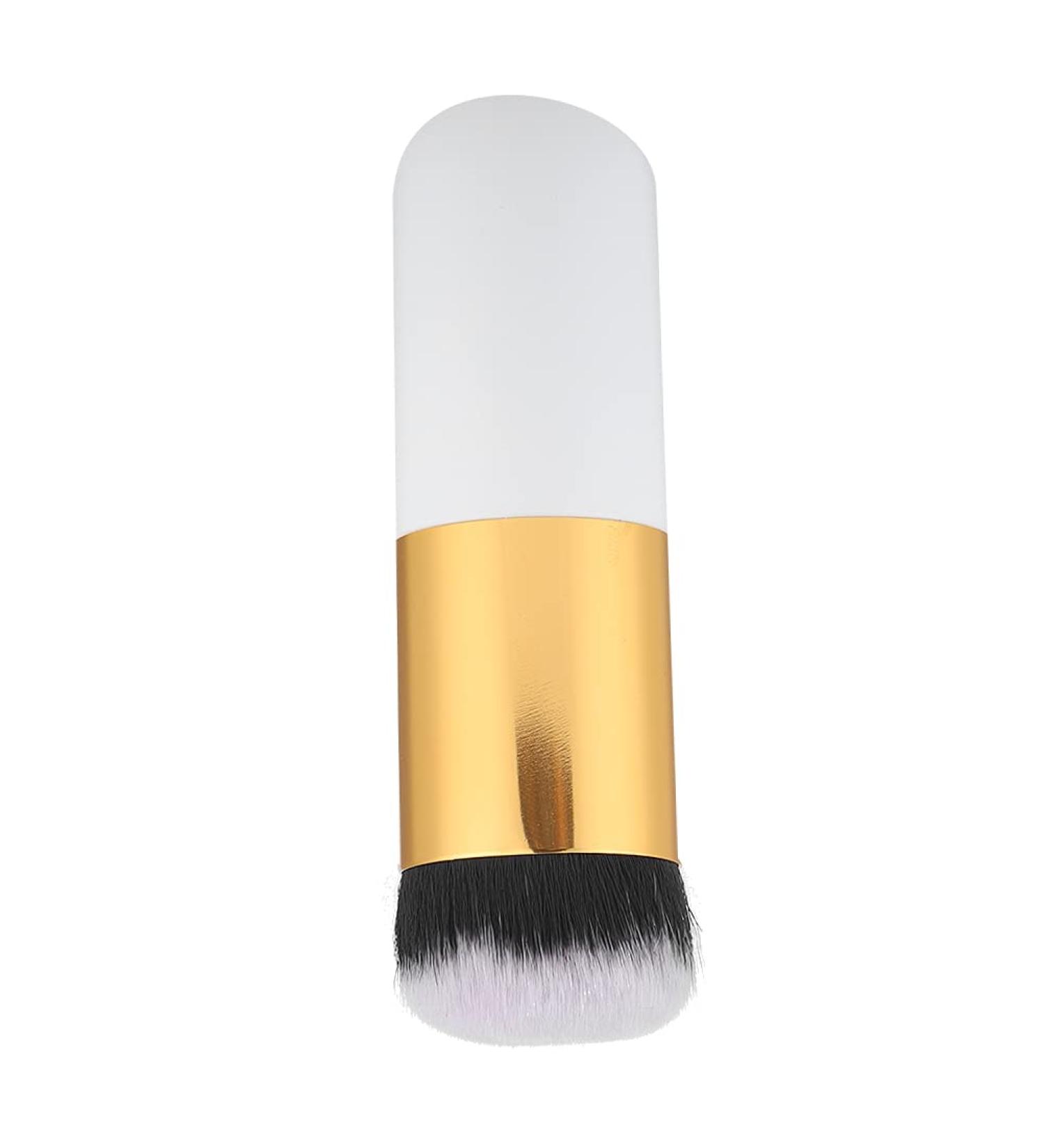 Verdant Touch Brush Round Head Foundation Powder Brush BB Cream Cosmetic Brush Makeup Tool White Gold - Buy Online on GoSupps.com