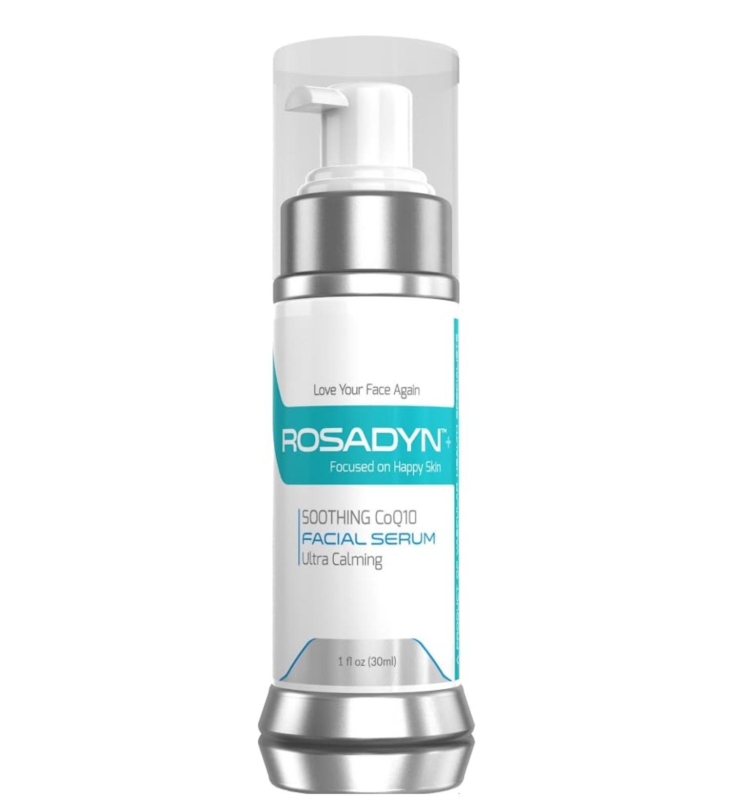 Premium Rosacea Treatment Face Serum | Vitamin C Hyaluronic Acid & Retinol - 1oz - Soothing & Anti-Aging - Buy Online on GoSupps.com