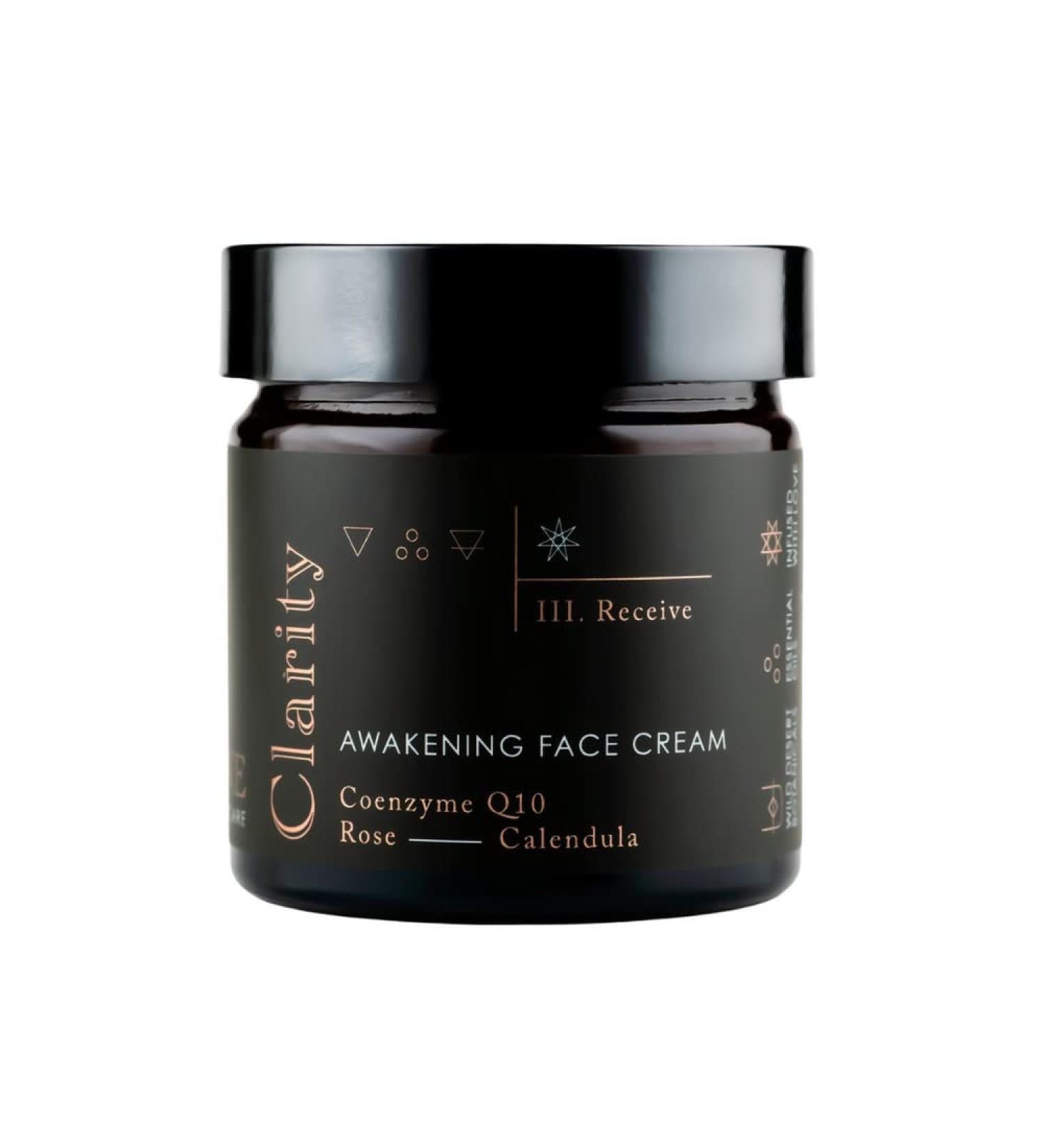 Good Medicine Beauty Lab Clarity Awakening Face Cream - Anti-Aging Moisturizer with Coenzyme Q10 & Vitamin B3 - Hydrating Coconut Oil & Aloe Vera - Unisex Skincare 2 oz - International Shipping Available - Buy Online on GoSupps.com