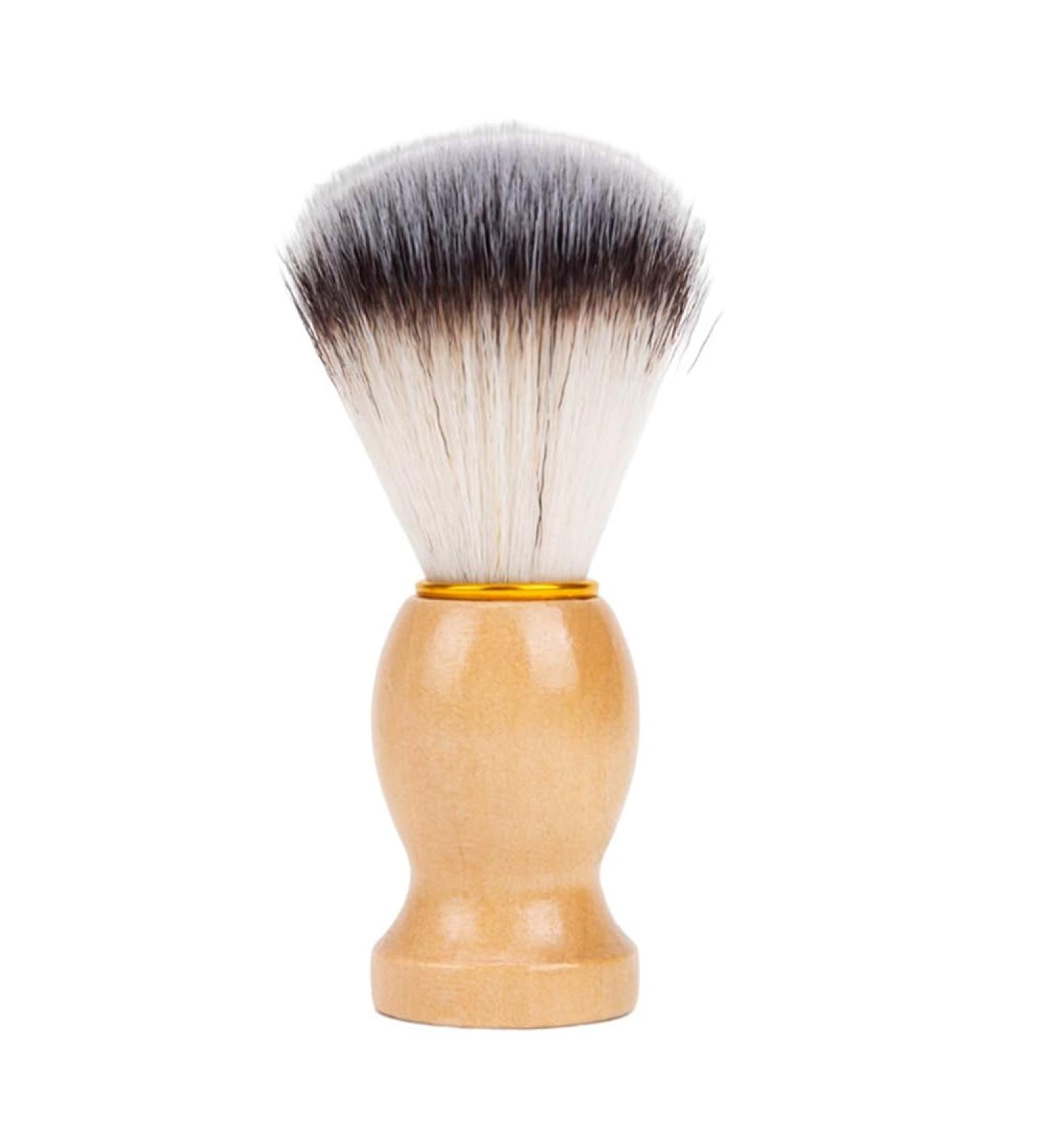Redwestmelon Shaving Brush - Elegant Wooden Handle Hair Salon Tool for Men - Buy Online on GoSupps.com