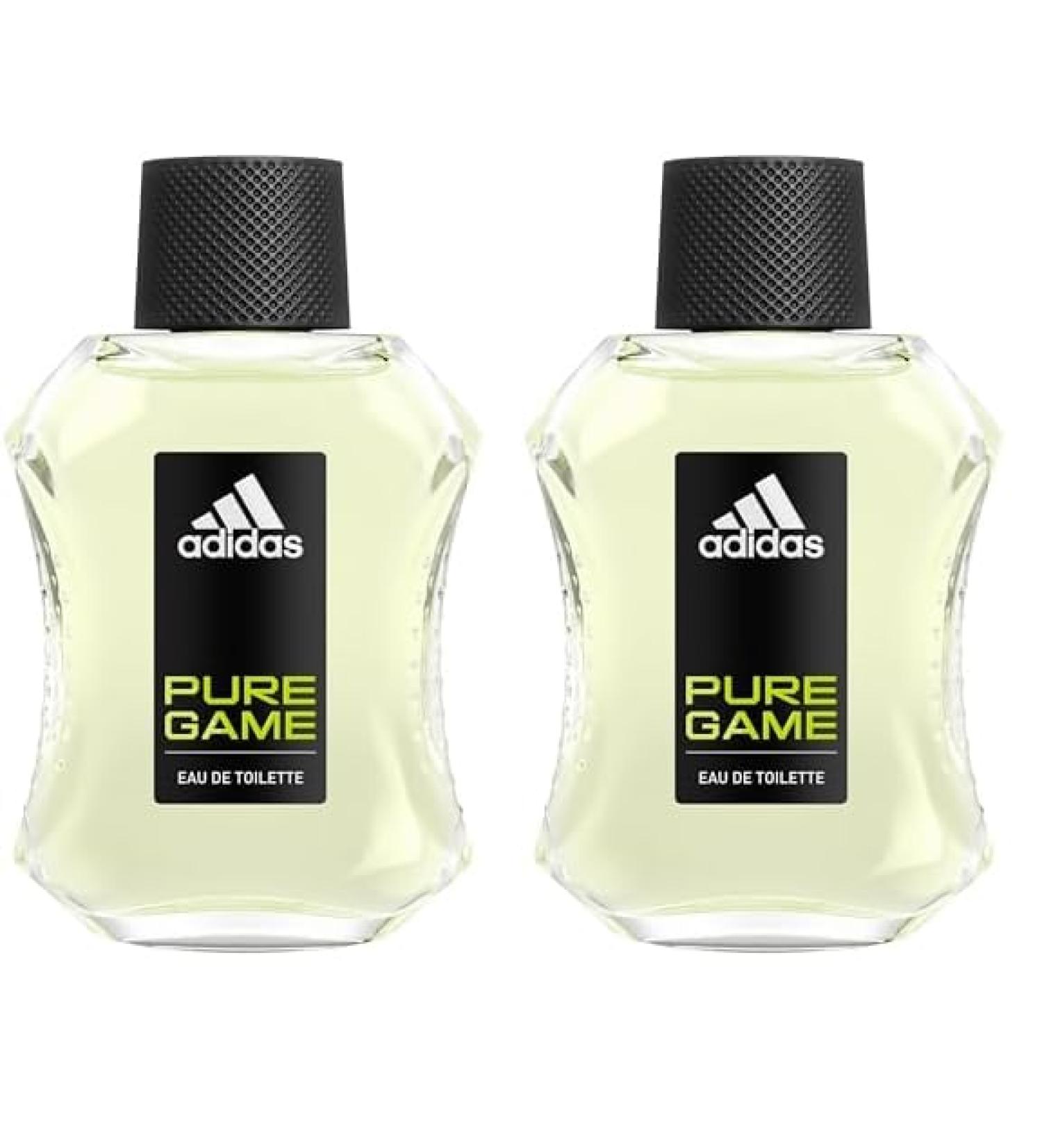 adidas Pure Game Eau De Toilette Spray for Men 3.3 fl oz (Pack of 2) 3.3 Fl Oz (Pack of 2) Eau De Toilette - Buy Online on GoSupps.com