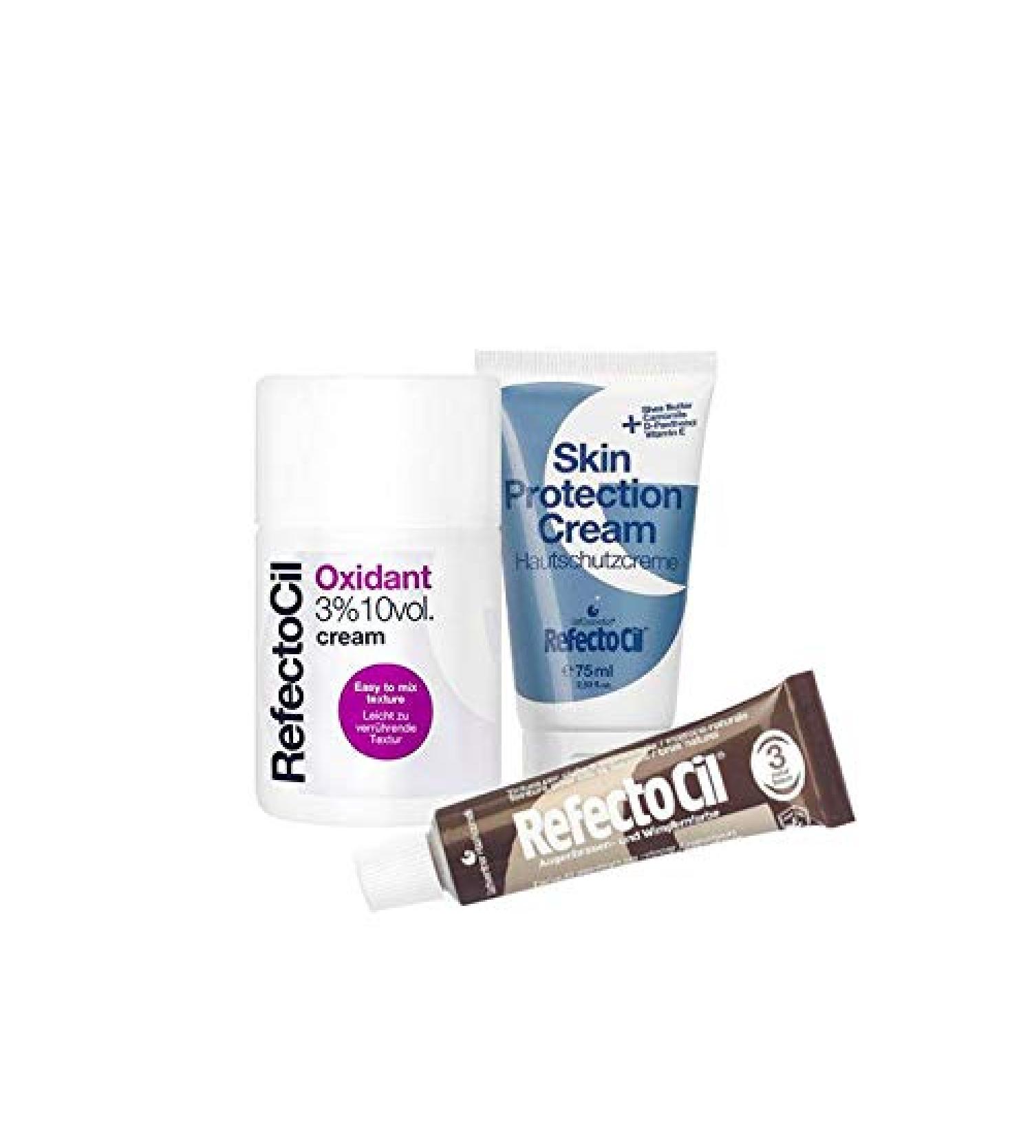 home Refectocil Eyebrow Paint Kit 3 natural brown Basic kit