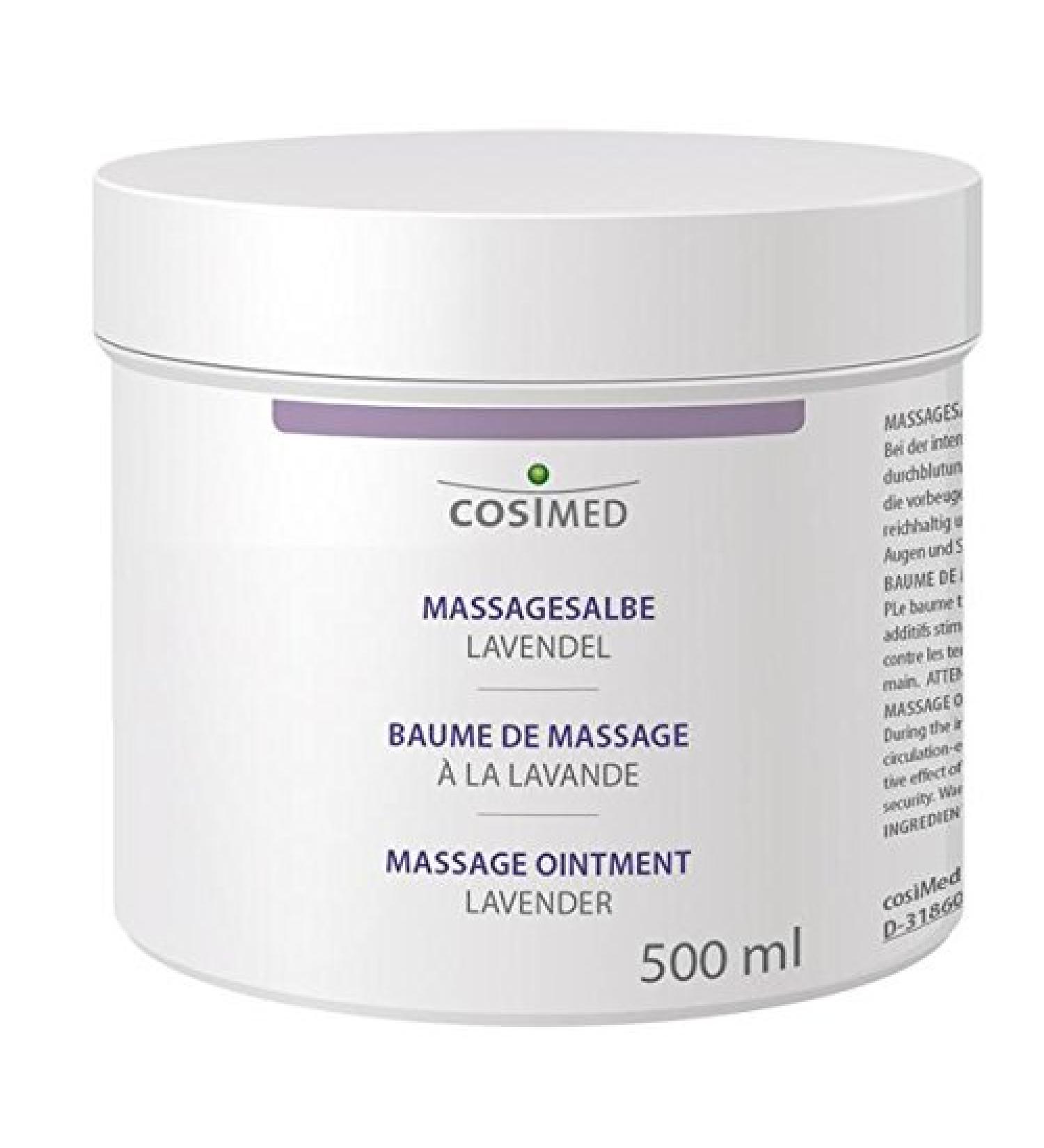 cosiMed massage ointment massage ointment cream with lavender scent 500 ml