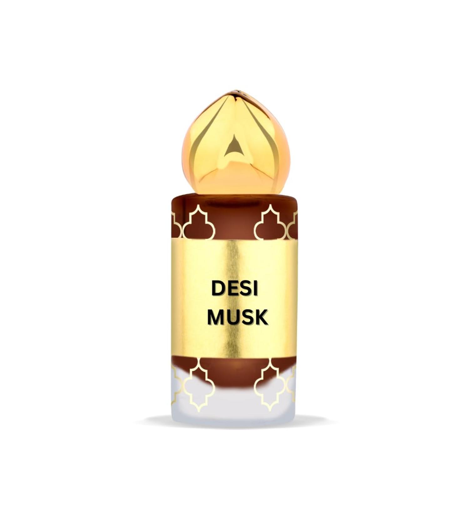 Desi Musk 10ML Men Traditional Fragrance Itr Perfume Oil Strong Attar Long Lasting Atar Ittar 0.33 Floz Freeship.