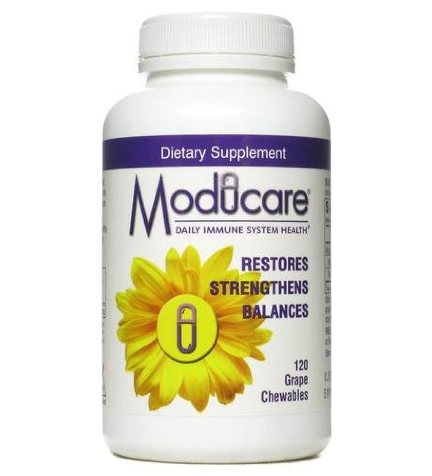 Moducare Immune System Support Grape - 120 Chewable Tablets