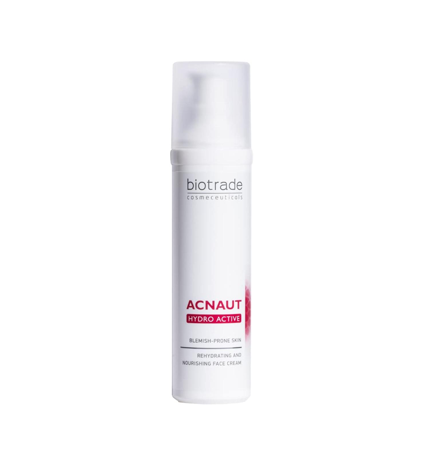 Biotrade Acnaut Hydro Active Cream Anti Blemishes Deep Moisturising After Aggressive Treatments Hydrates Dry Prone Skin 60ml. - Buy Online on GoSupps.com