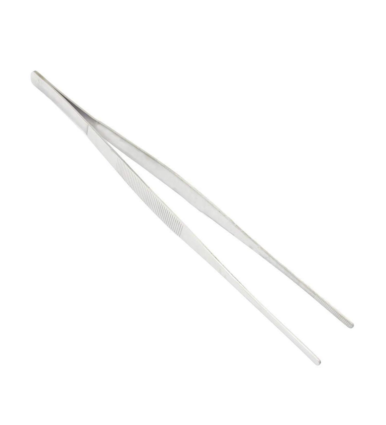 Long Non-Magnetic Metal Tweezers with Straight Tip - 30 cm for Precision Tasks | International Shipping Available - Buy Online on GoSupps.com