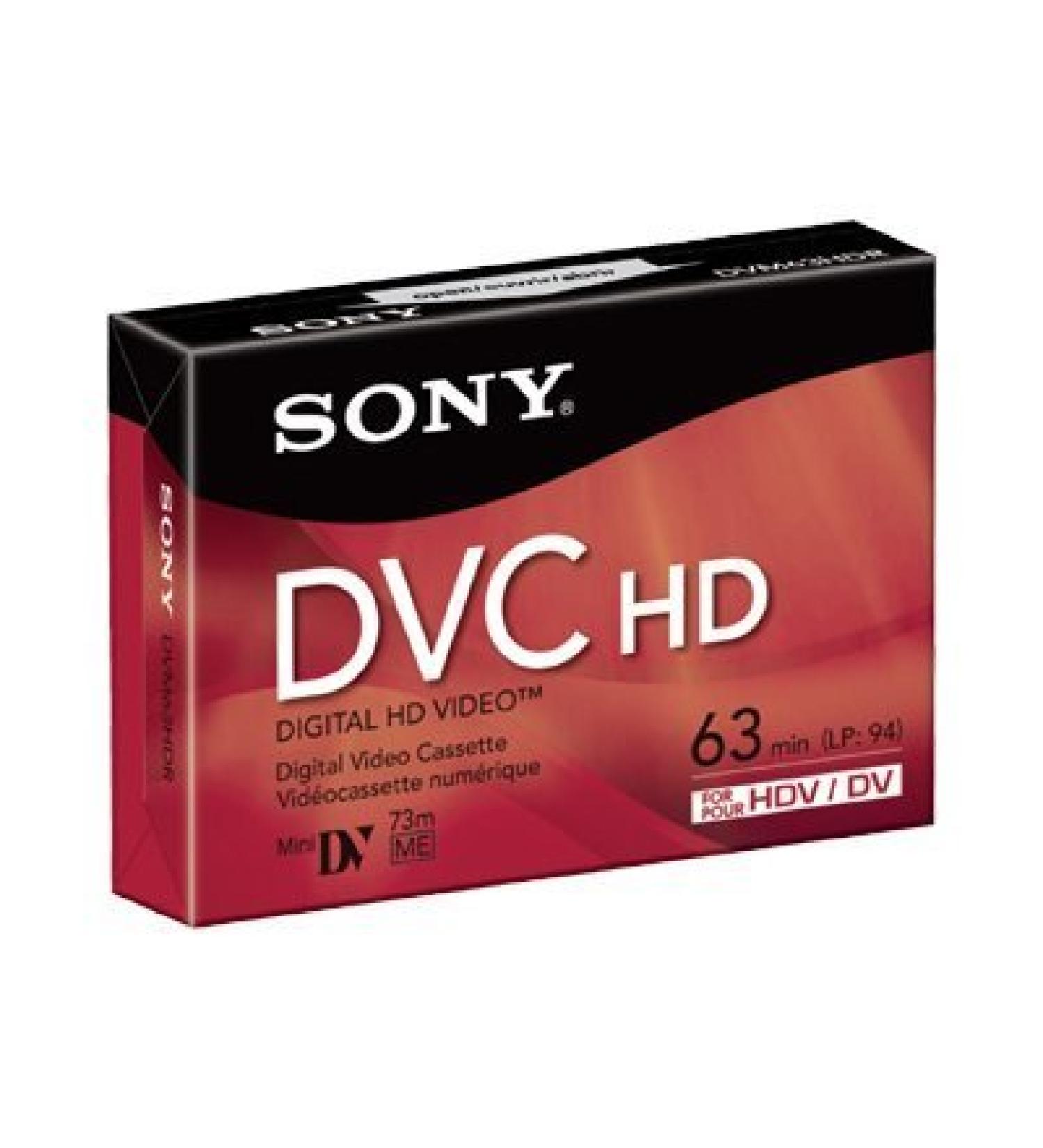 Sony DVM 63HDR - High Definition - Mini DV tape - 1 x 63min (DVM63HDR)