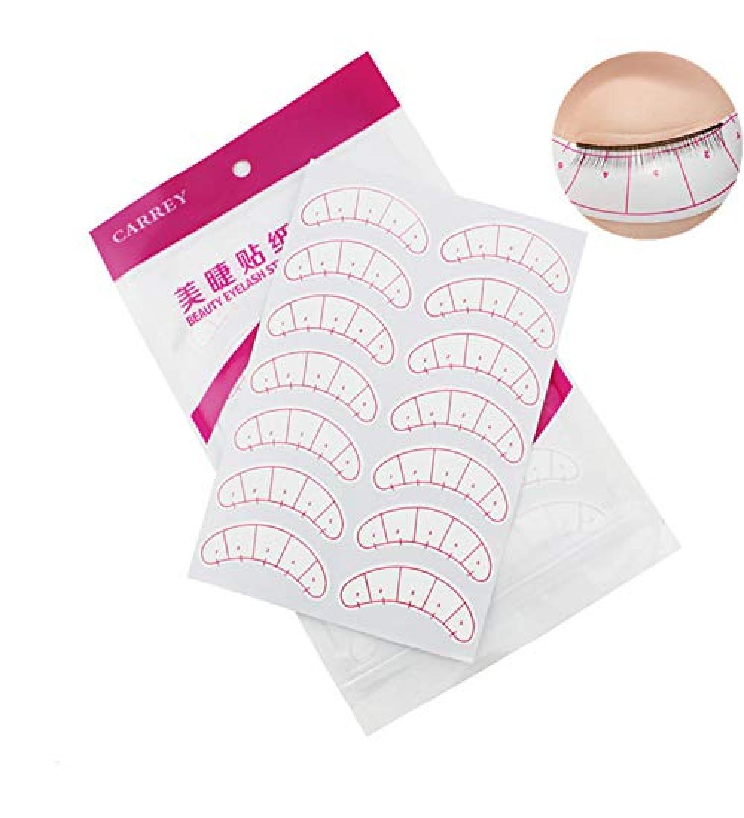 140 Pcs 3D Eyelash Extension Paper Patches - Under Eye Pads for False Lashes - Beauty Eye Sticker Wraps - Buy Online on GoSupps.com