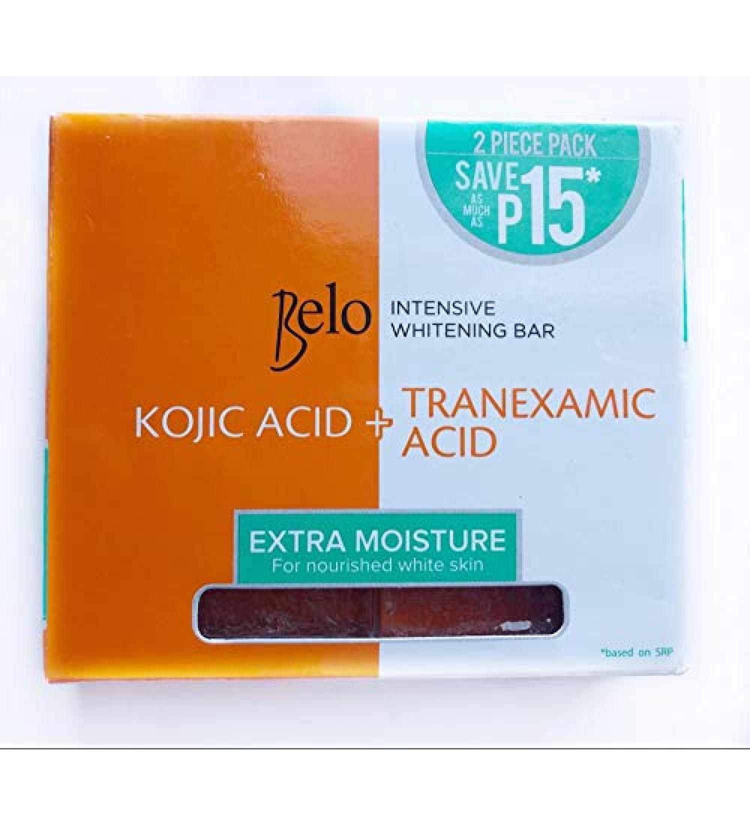 Belo Essentials Intensive Extra Moisture Face and Body Bar  2 x 65g
