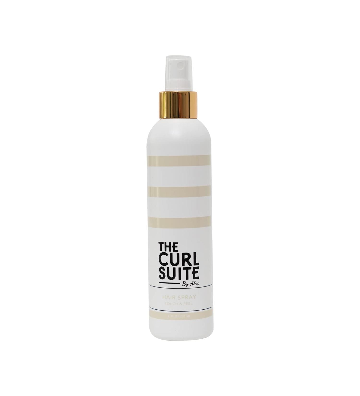 The Curly Suite Hair Spray - Styling Products with Heat Protection for Curly Hair - Long-Lasting Formula with Bergamot Lemon & Ozonic Accord - 8 Oz. - Buy Online on GoSupps.com
