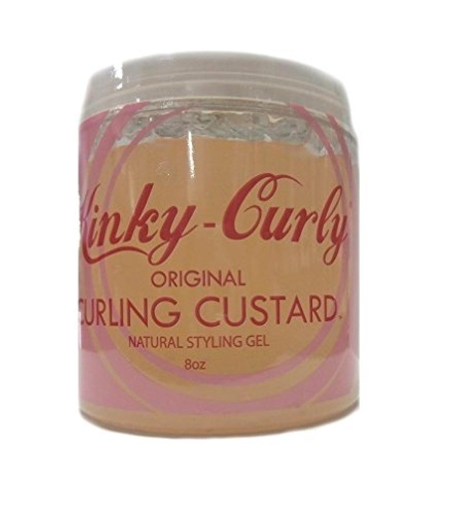 Kinky Curly Original Curling Custard Natural Styling Gel 8oz - 236ml