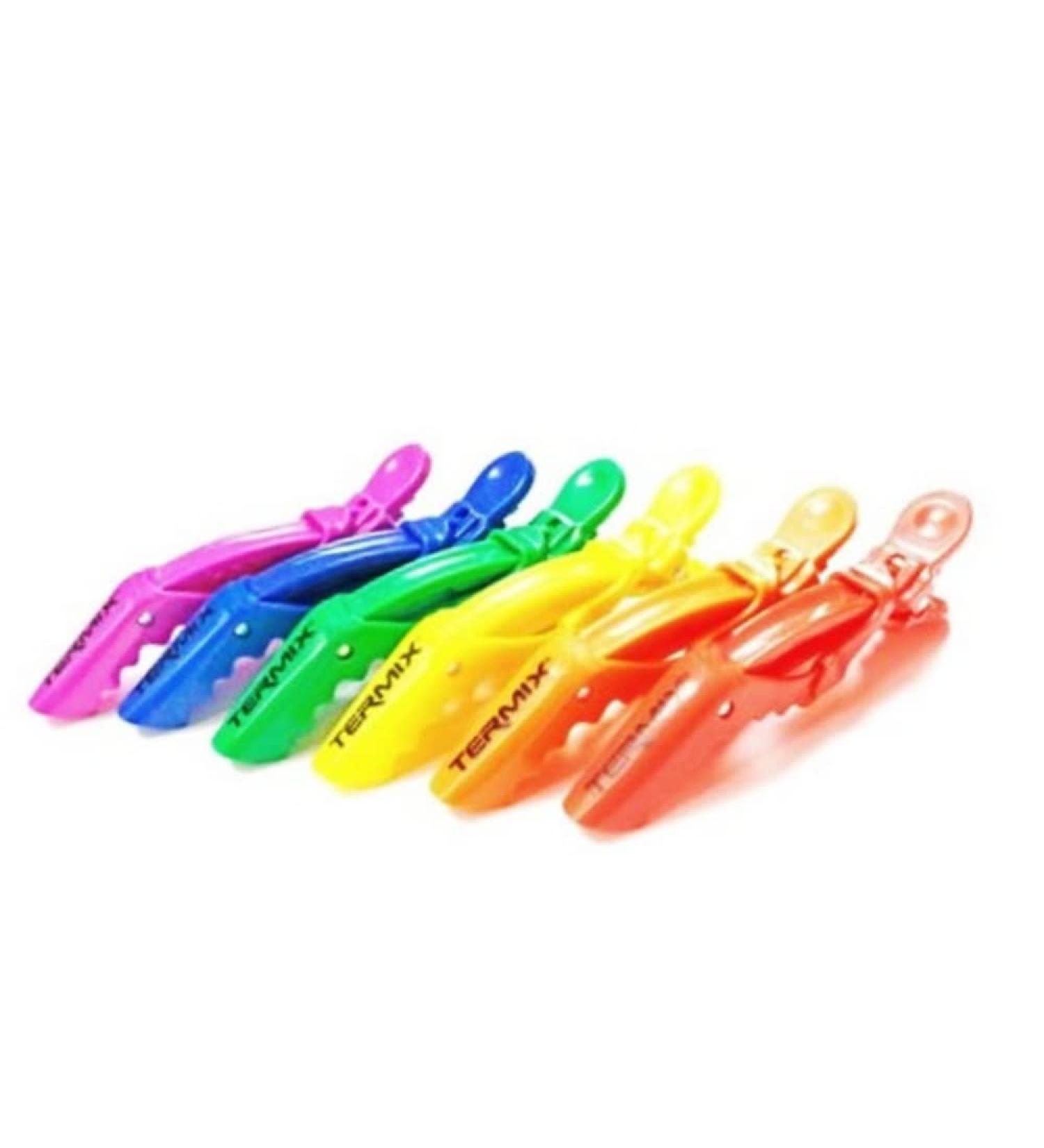 Termix 000966 Set of 6 Professional Hair Clips for Hairdressers - Perfect Hold & Grip | International Shipping Available - Buy Online on GoSupps.com