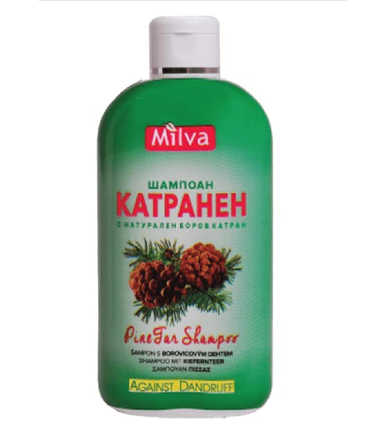 MILVA Natural Pine Tar Shampoo