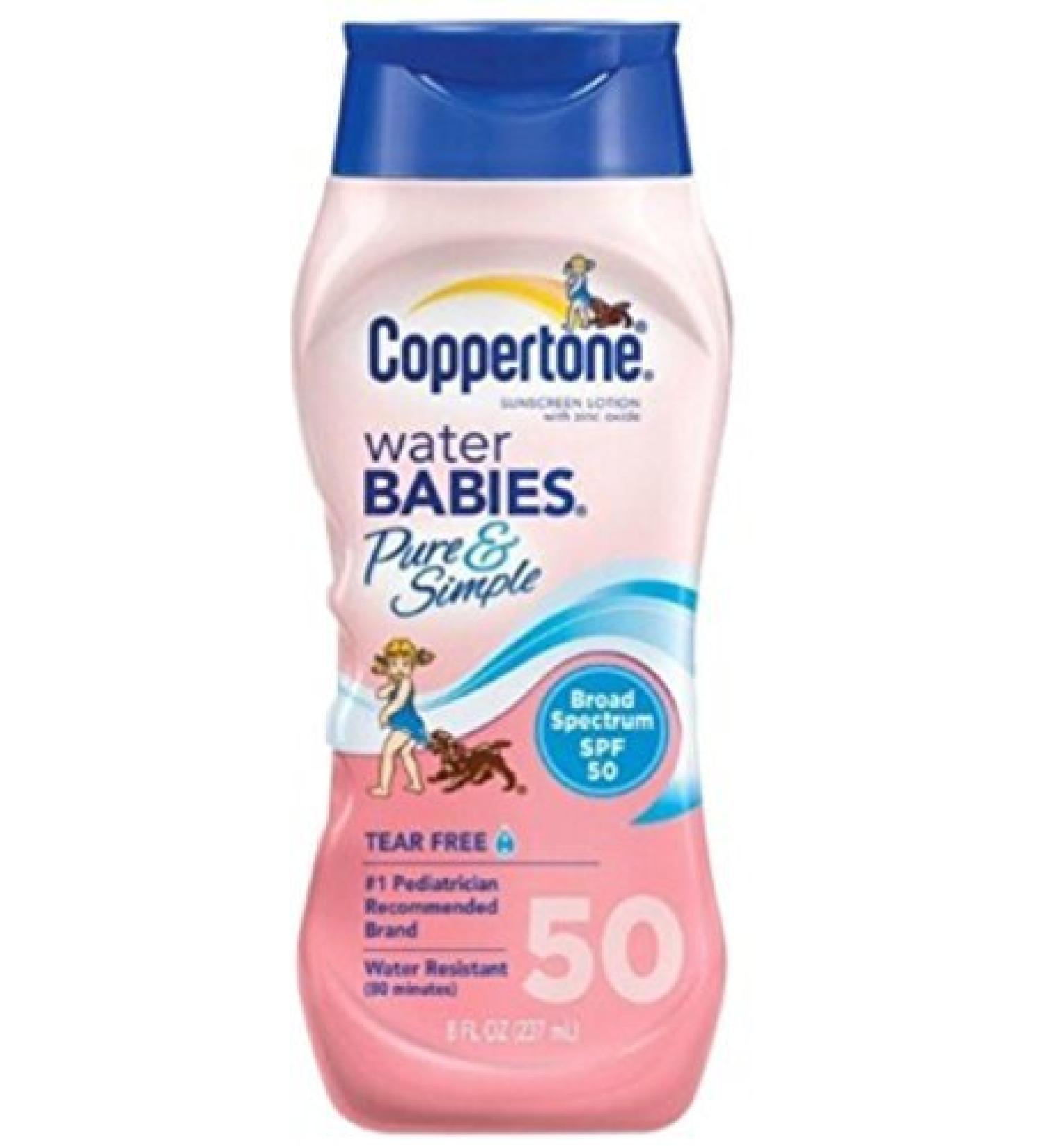 Coppertone Coppertone Water Babies Pure & Simple Sunscreen Lotion SPF 50 237 ml by Coppertone