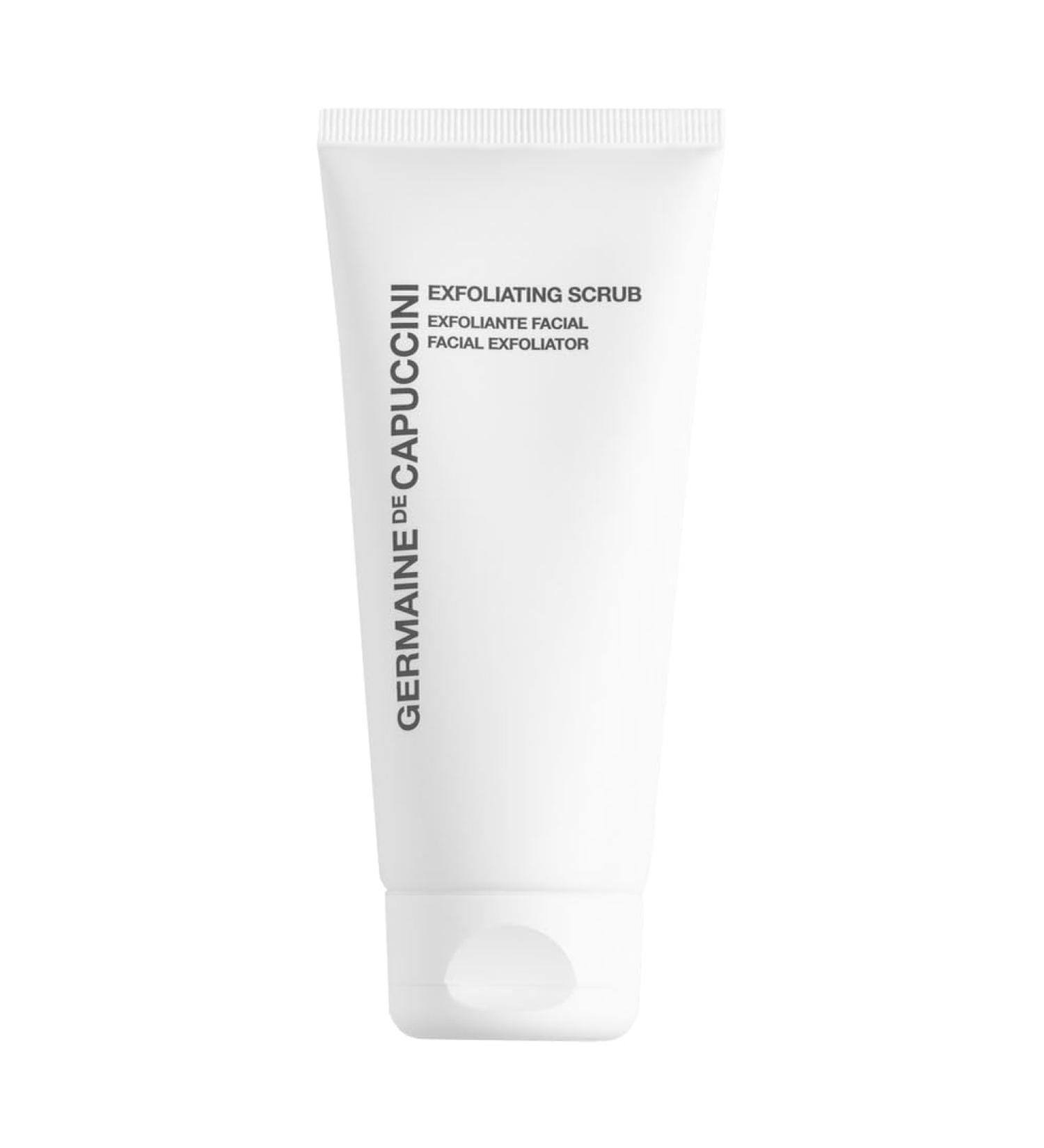 Germaine de Capuccini Exfoliating Face Scrub - Daily Brightening Cleanser for Dry & Acne-Prone Skin | 3.4 Oz Menthol Formula Eliminates Blackheads - Buy Online on GoSupps.com