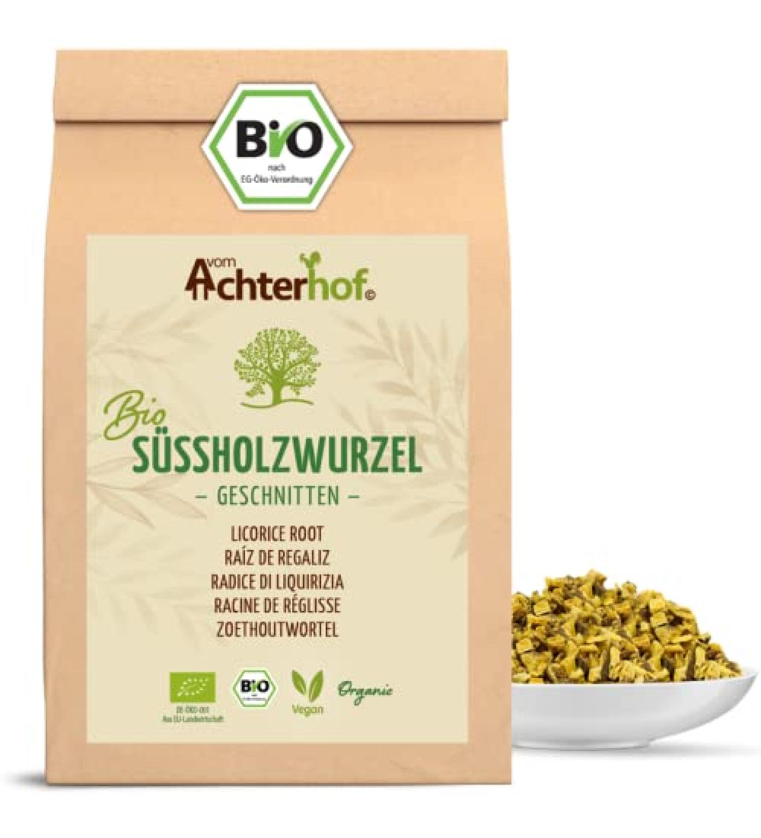 Buy Organic Guot Root Tea (500g) - Dried Cut Suckwood & Liquorice | Achterhof International Shipping - Buy Online on GoSupps.com