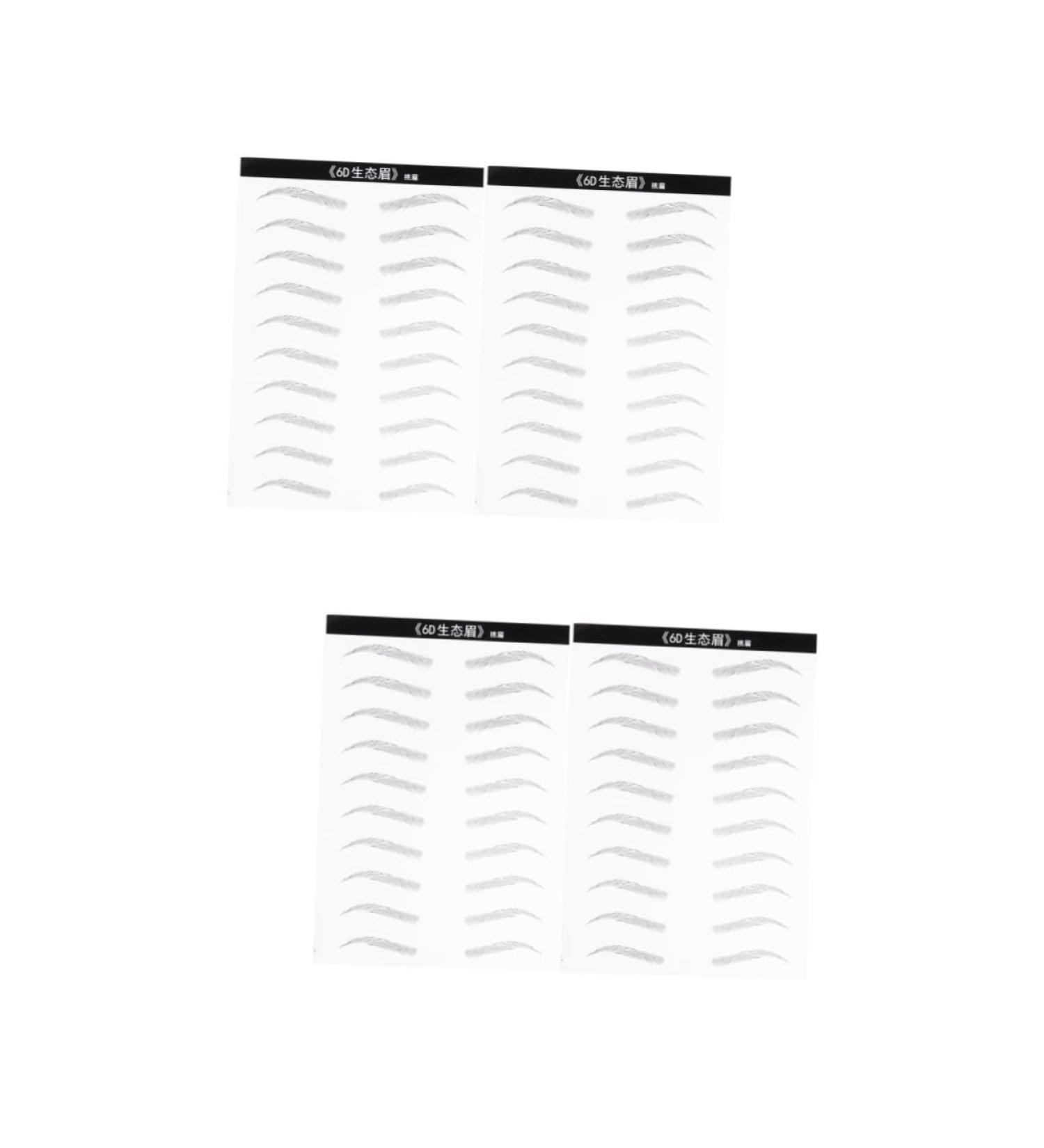 Ipetboom 4 Sheets Pairs Bionic Eyebrow Hair- Authentic Eyebrows Simulation Eyebrow Patch Water Proof 3d 21x15cmx2pcs As Shownx2pcs - Buy Online on GoSupps.com