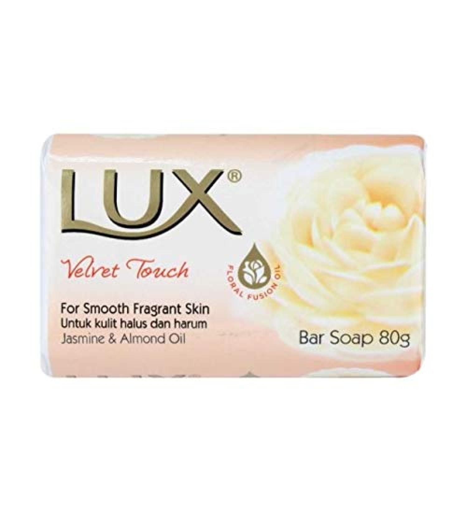 3pk Lux Velvet Touch Jasmine & Almond Oil Soap Bar