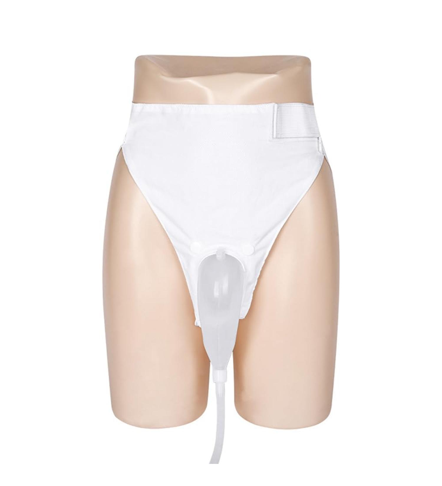 ITODA Wearable Silicone Urine Collector Pants - Reusable Incontinence Solution for Bedridden Seniors | Elastic Waistband | Travel-Friendly Drainage Bags - Buy Online on GoSupps.com