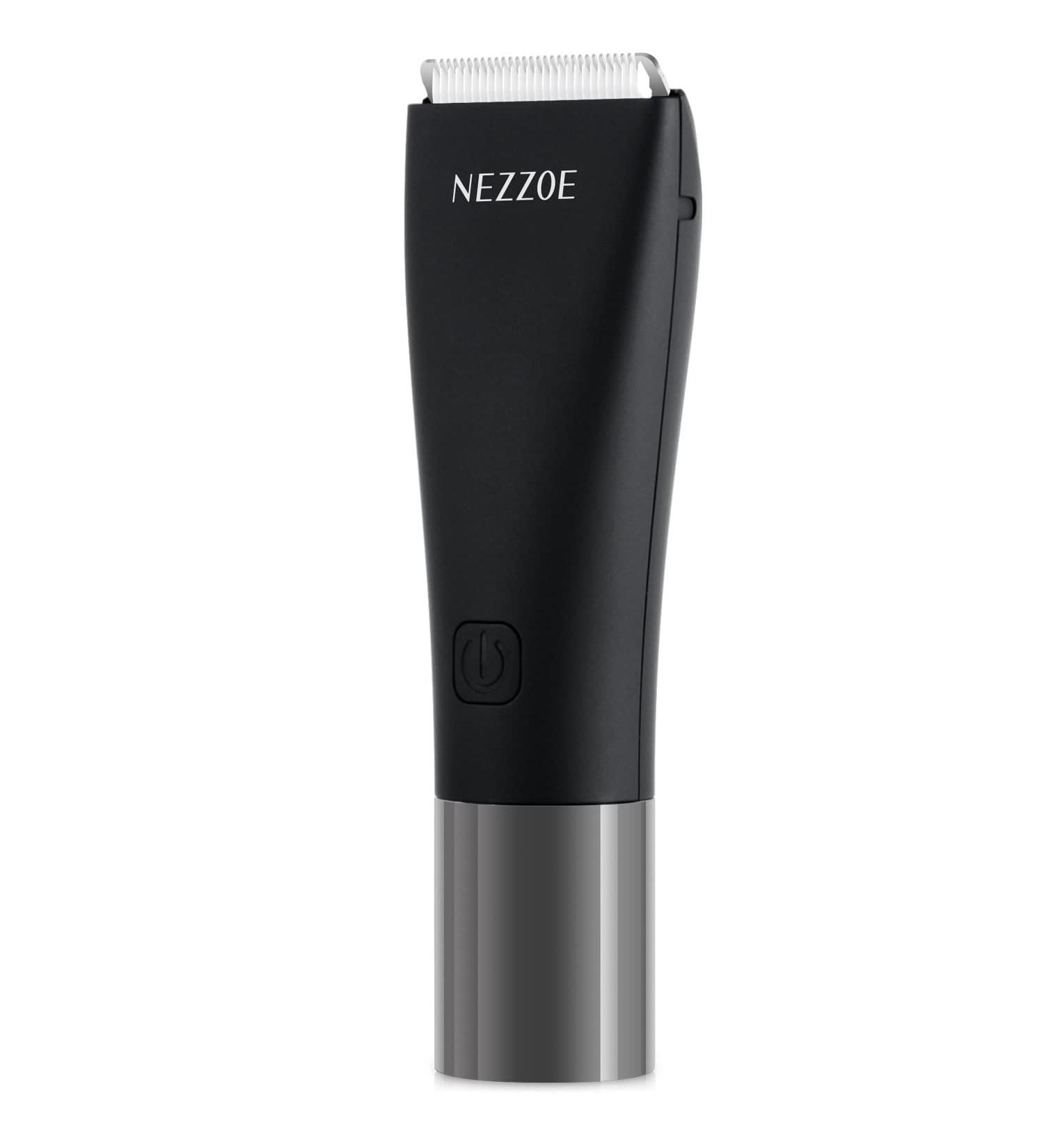 NEZZOE Body Hair Trimmer - Electric Groin Razor with Ceramic Blades - Waterproof USB Rechargeable Clippers - Buy Online on GoSupps.com