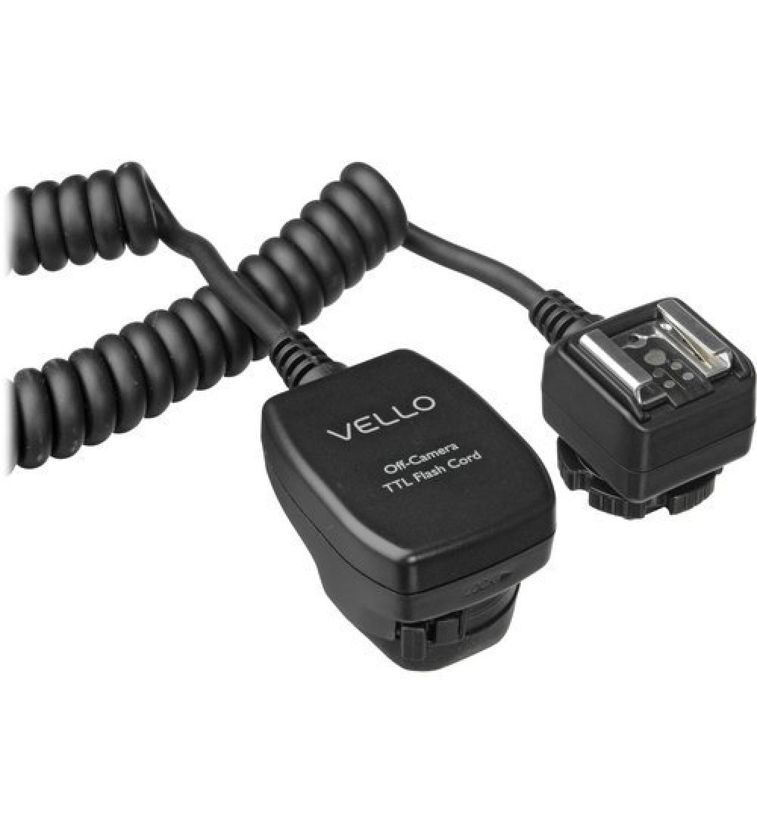 Vello TTL Off-Camera Flash Cord for Canon EOS - 1.5' (0.5m) | Reliable Off-Camera Flash Connection - Buy Online on GoSupps.com